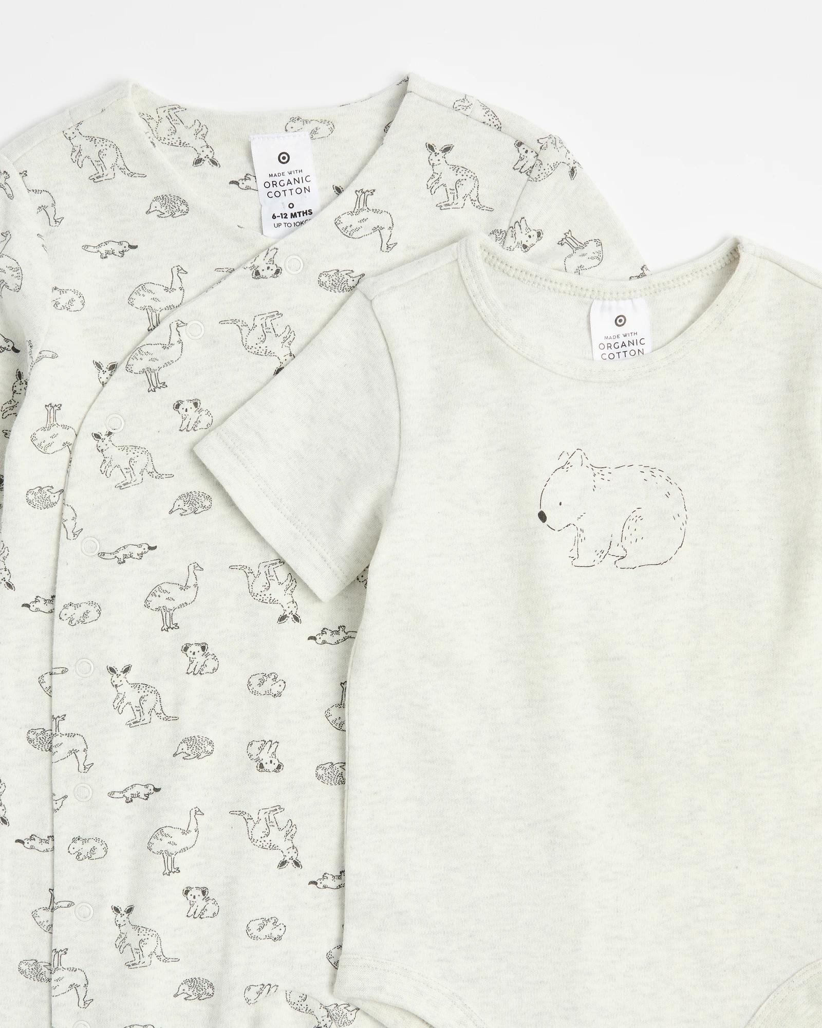 3 Target Baby Organic Cotton 4 Piece Starter Pack Set AUSTRALIAN ANIMALS, 3 of 4