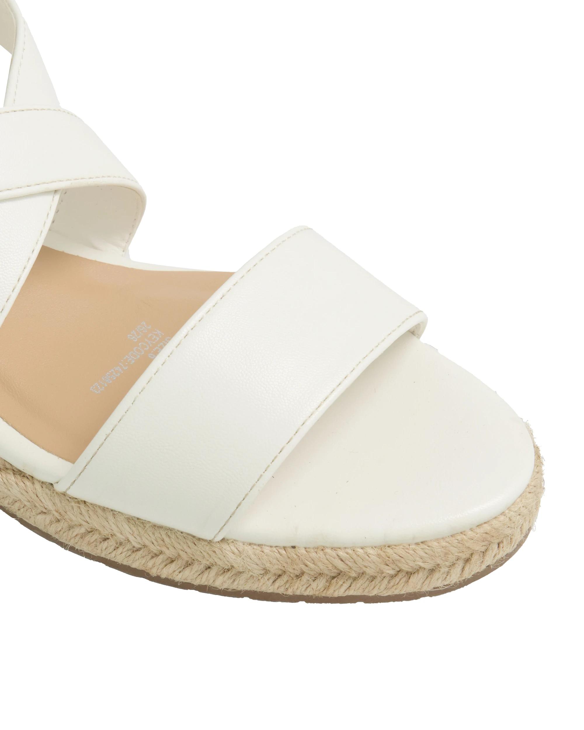 5 Low Espadrille Wedge Heels White, 5 of 5