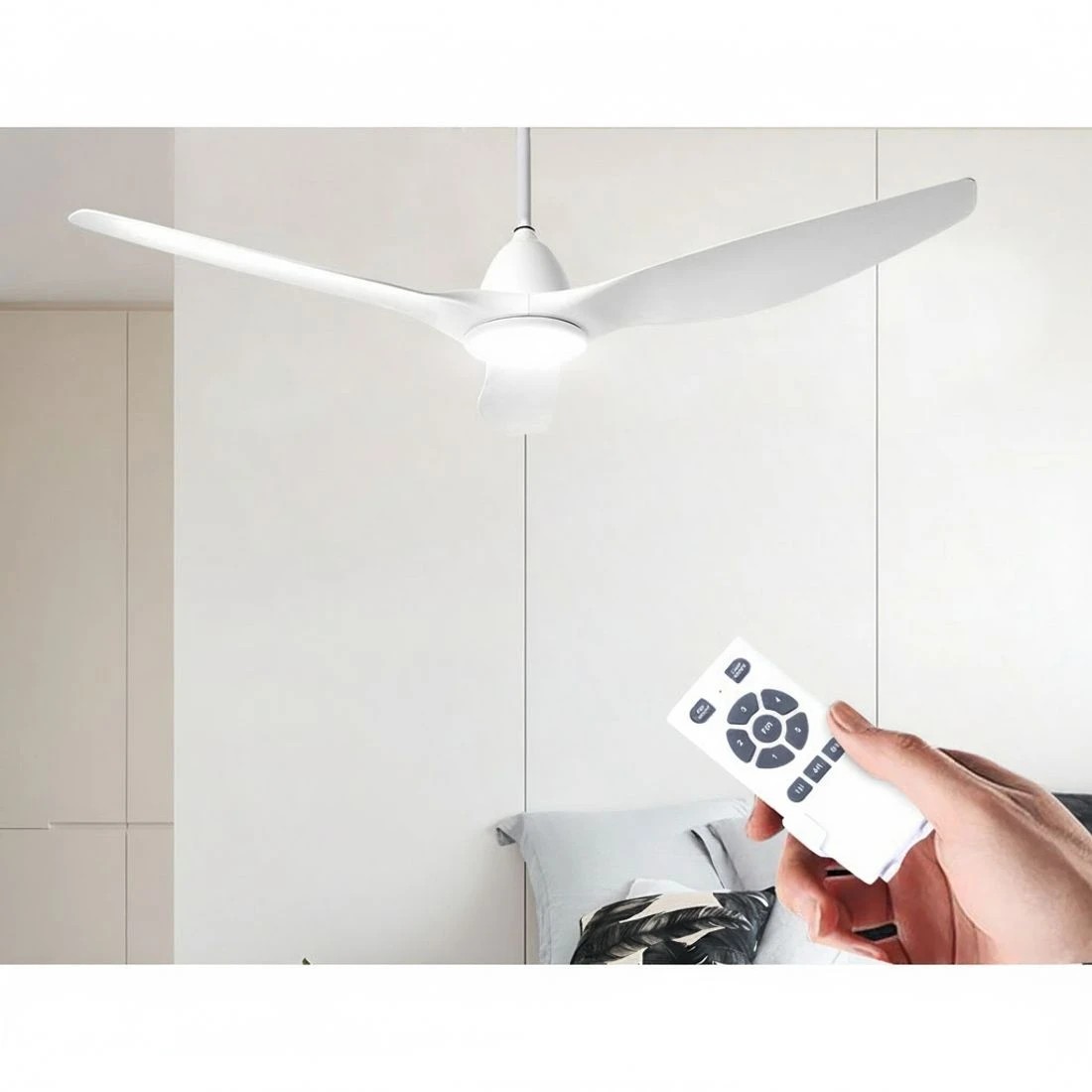 6 Devanti 64'' Ceiling Fan DC Motor w/Light w/Remote - - Multi, 6 of 7