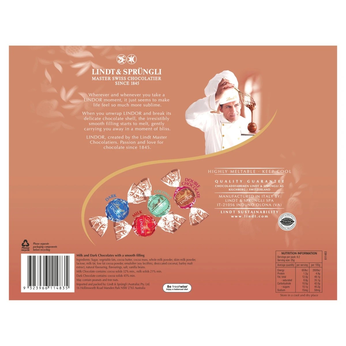 3 Lindt LINDOR Limited Edition Christmas Collection Gift Box 230g, 3 of 6