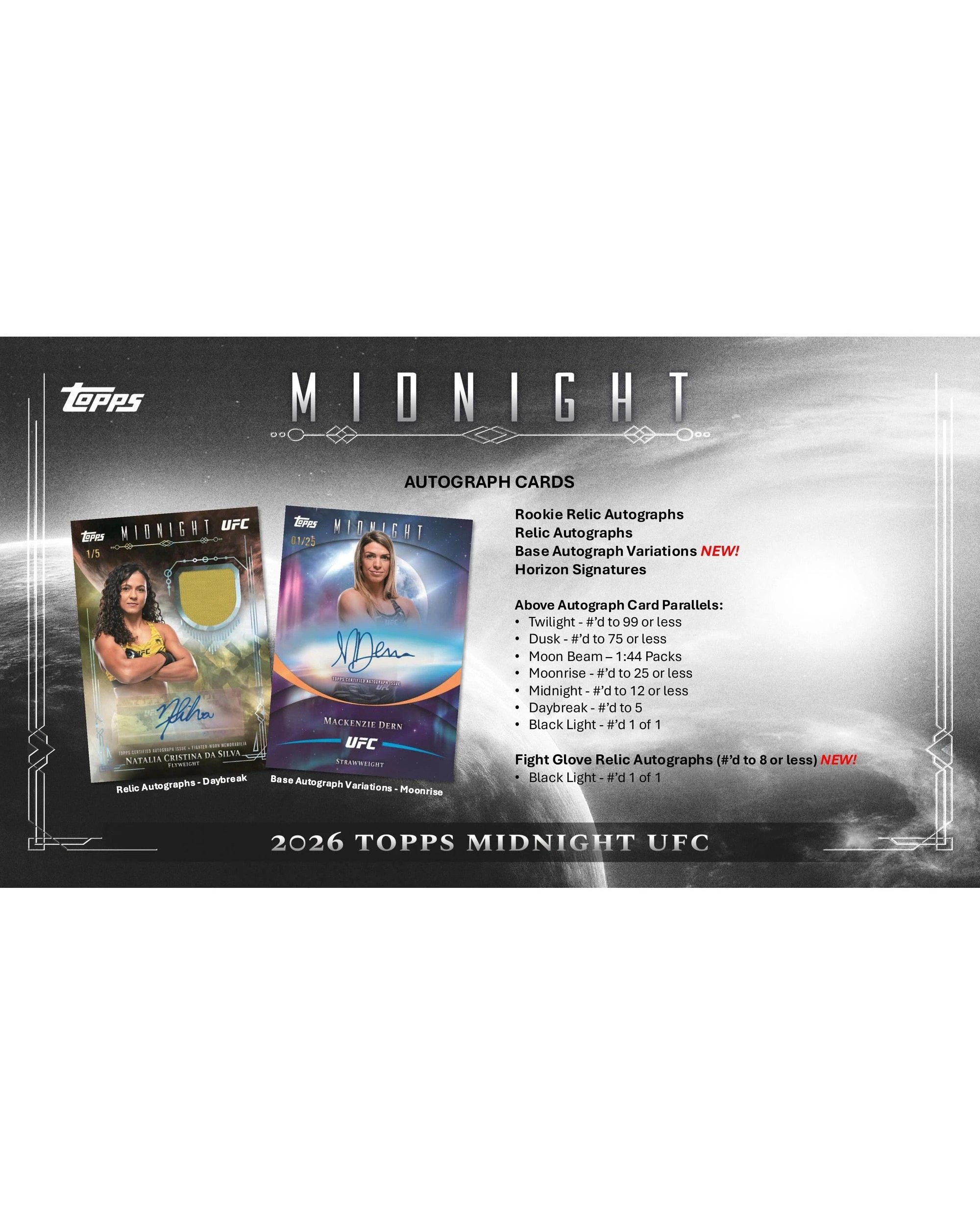 5 Topps 2026 Midnight UFC Hobby Box, 5 of 9
