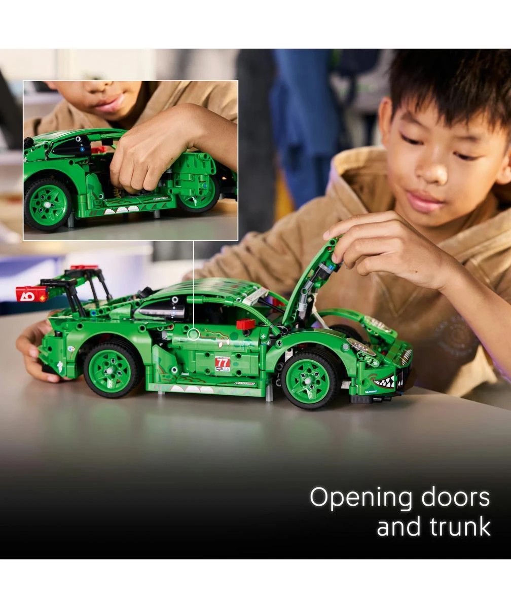 6 LEGO Technic Porsche 911 GT3 R REXY AO Racing Car 42224, 6 of 10