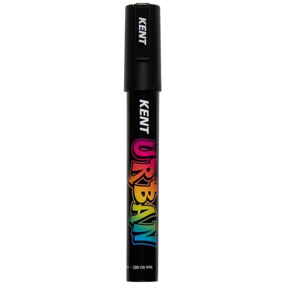 1 Kent Urban Acrylic Paint Marker 6mm Black, 1 of 3