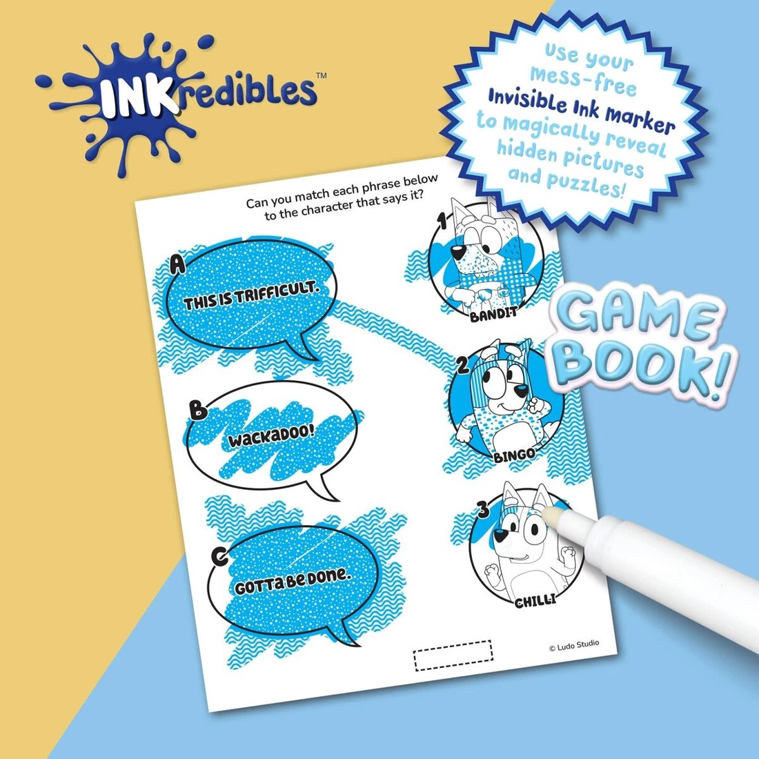 4 INKredibles Bluey Invisible Ink! Game Book, 4 of 10