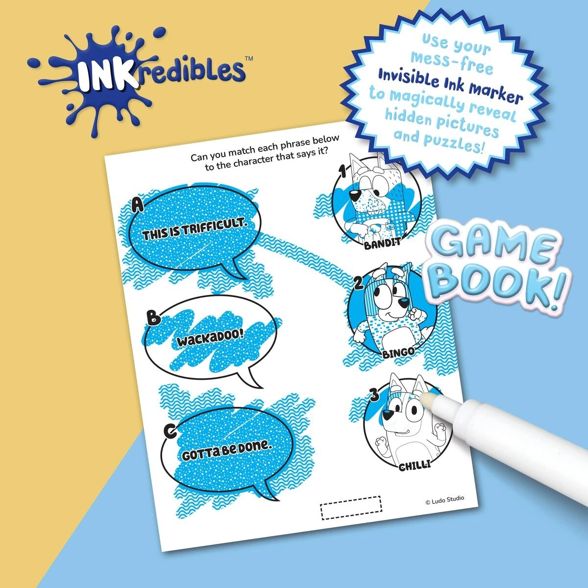 4 INKredibles Bluey Invisible Ink! Game Book, 4 of 10