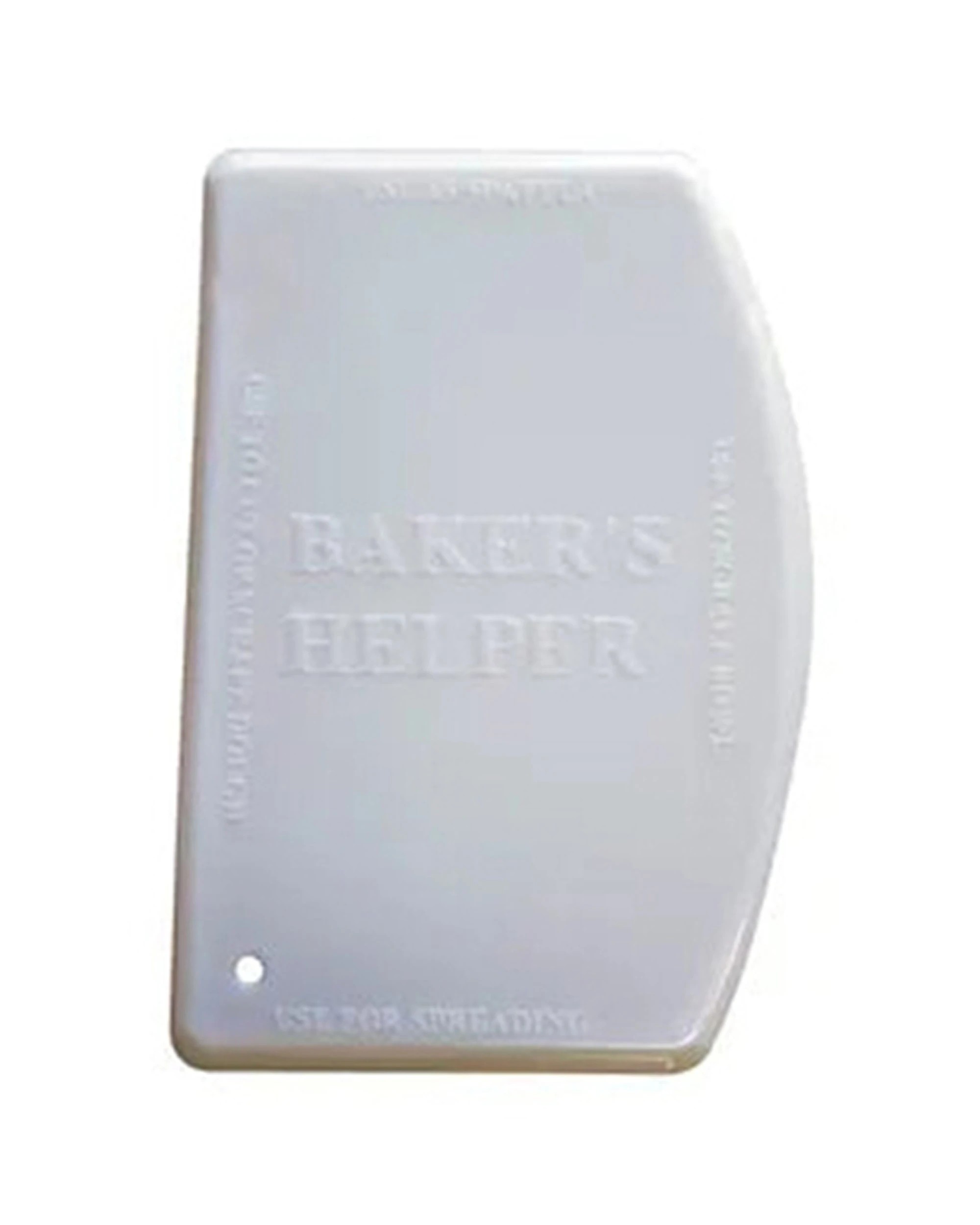 1 Cuisena Bakers Helper Plastic Bowl Scraper for Baking and Cake Decorating - Plain, 1 of 3