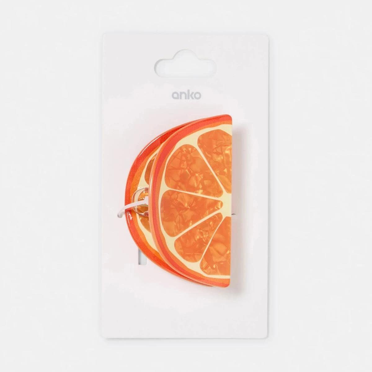 4 Orange Claw Hair Clip ACC ORANGE, 4 of 4
