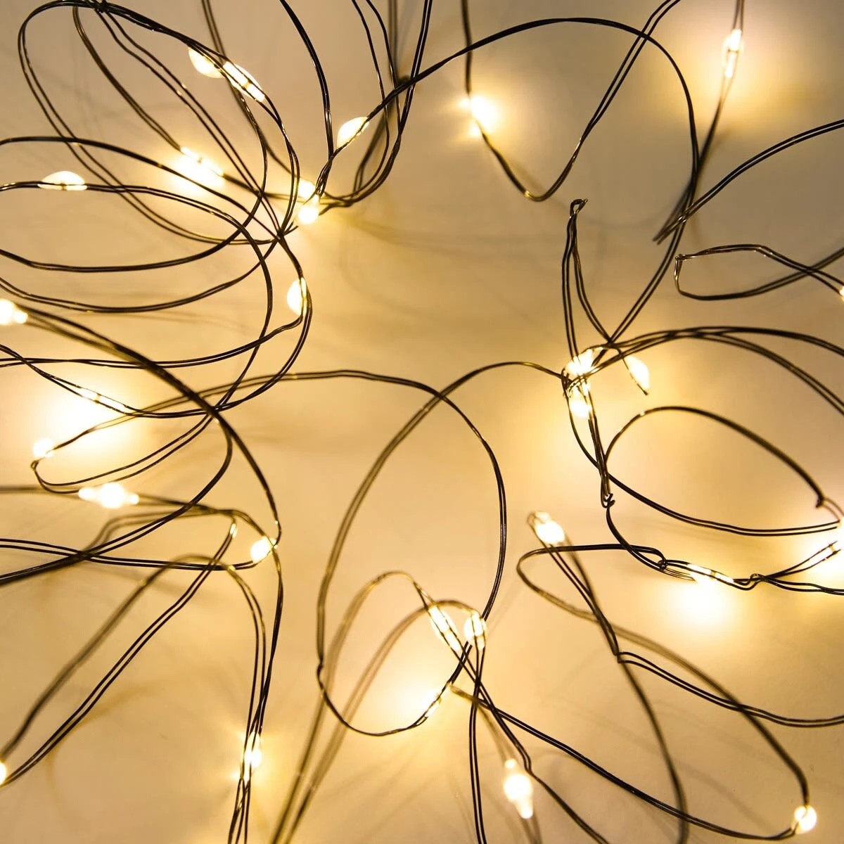 6 Black Wire String Lights, 6 of 8