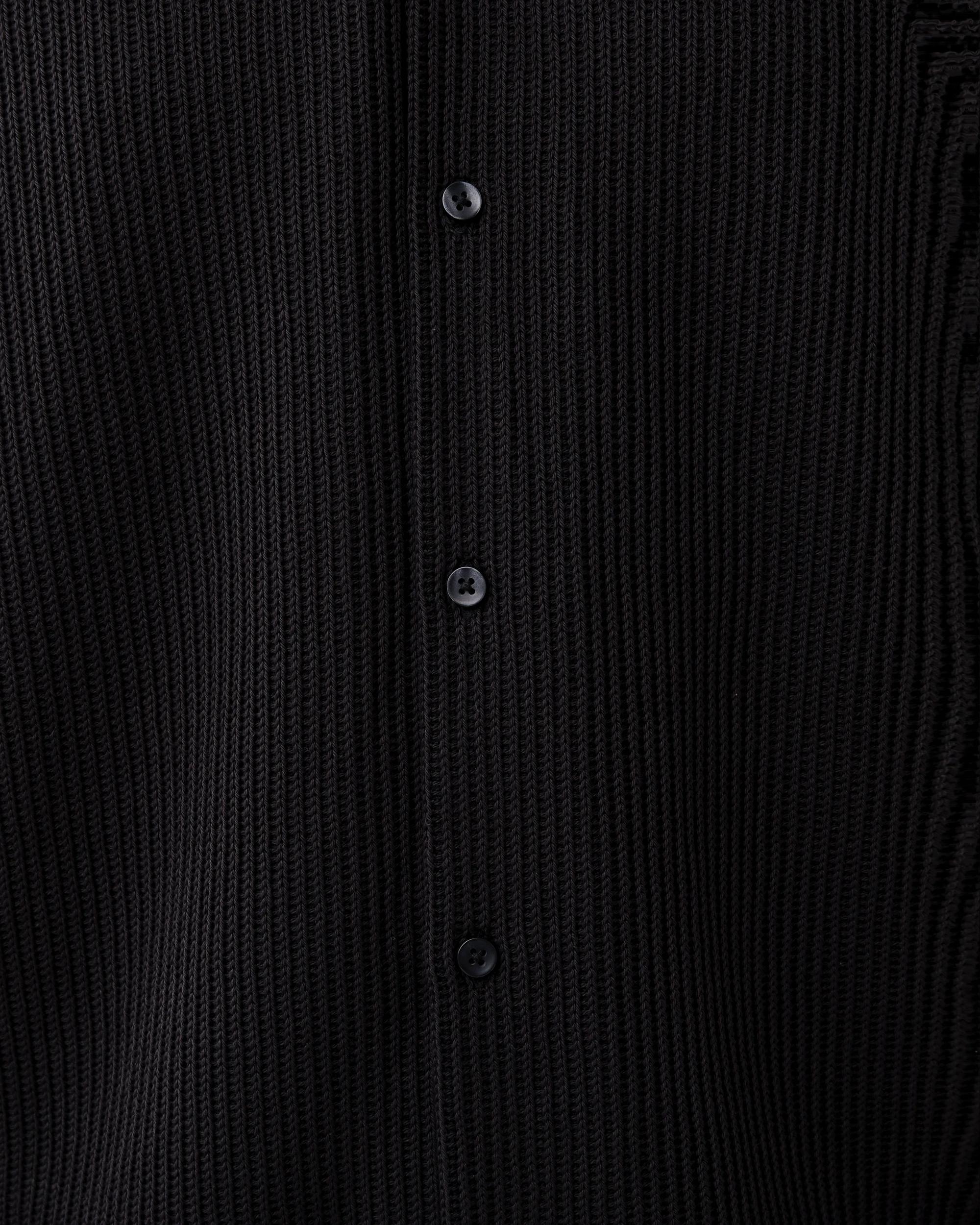 6 Short Sleeve Jacquard Knit Shirt Black, 6 of 6