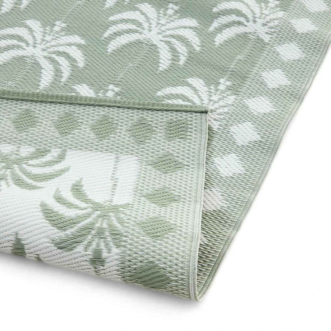 4 Palm Outdoor Rug - Green - 270cm x 180cm, 4 of 4