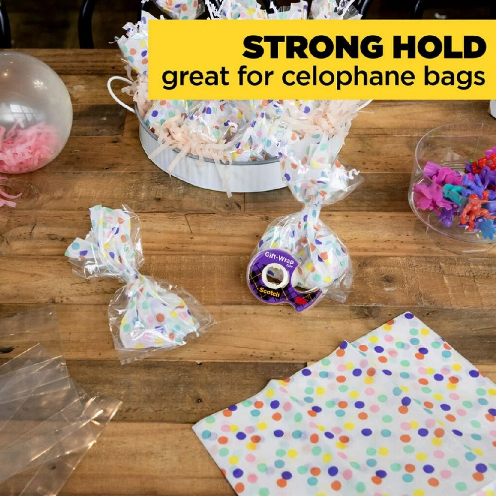 5 Scotch Gift Wrap Adhesive Tape Dispenser 19mm x 16.5m, 5 of 6