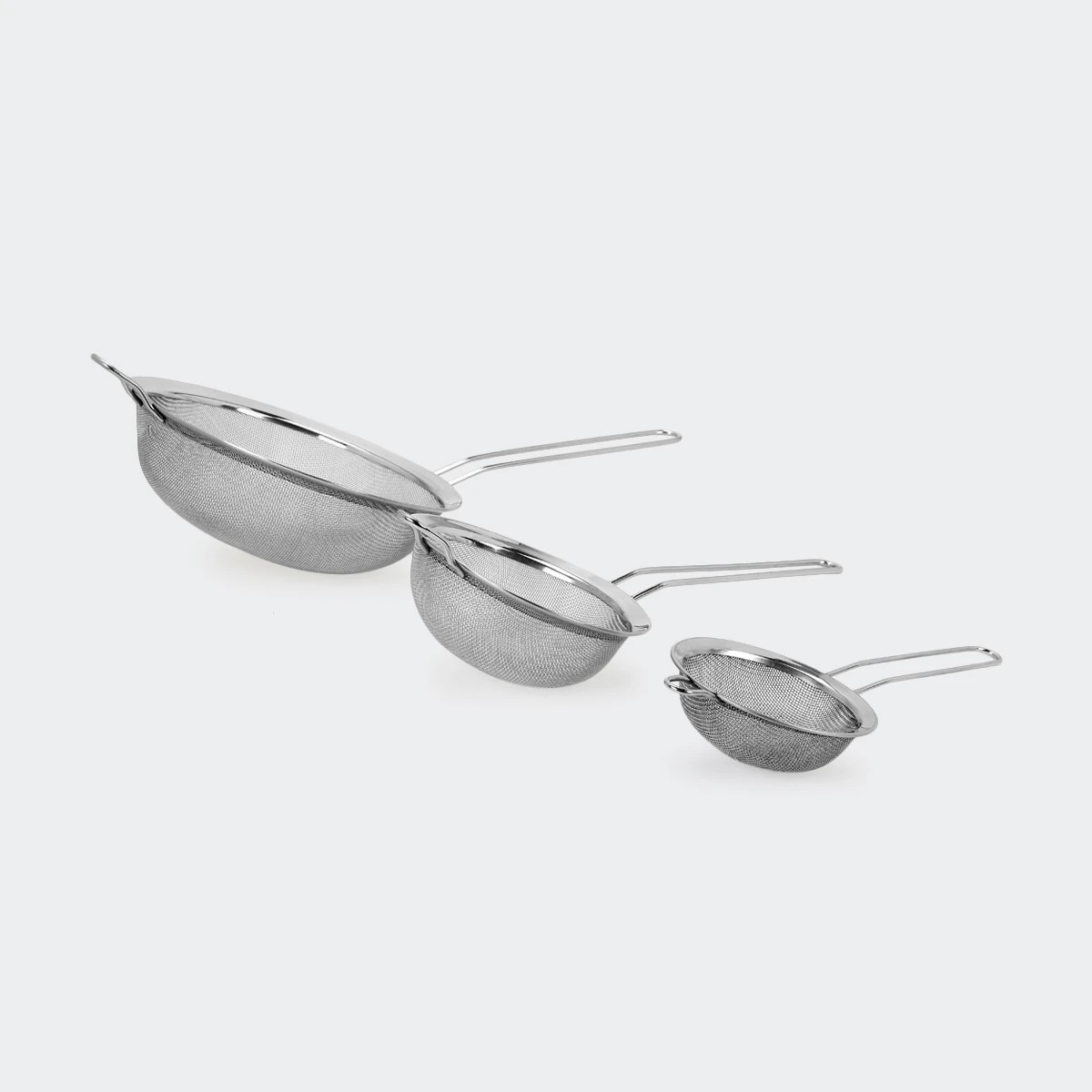 4 3 Metal Strainers, 4 of 6