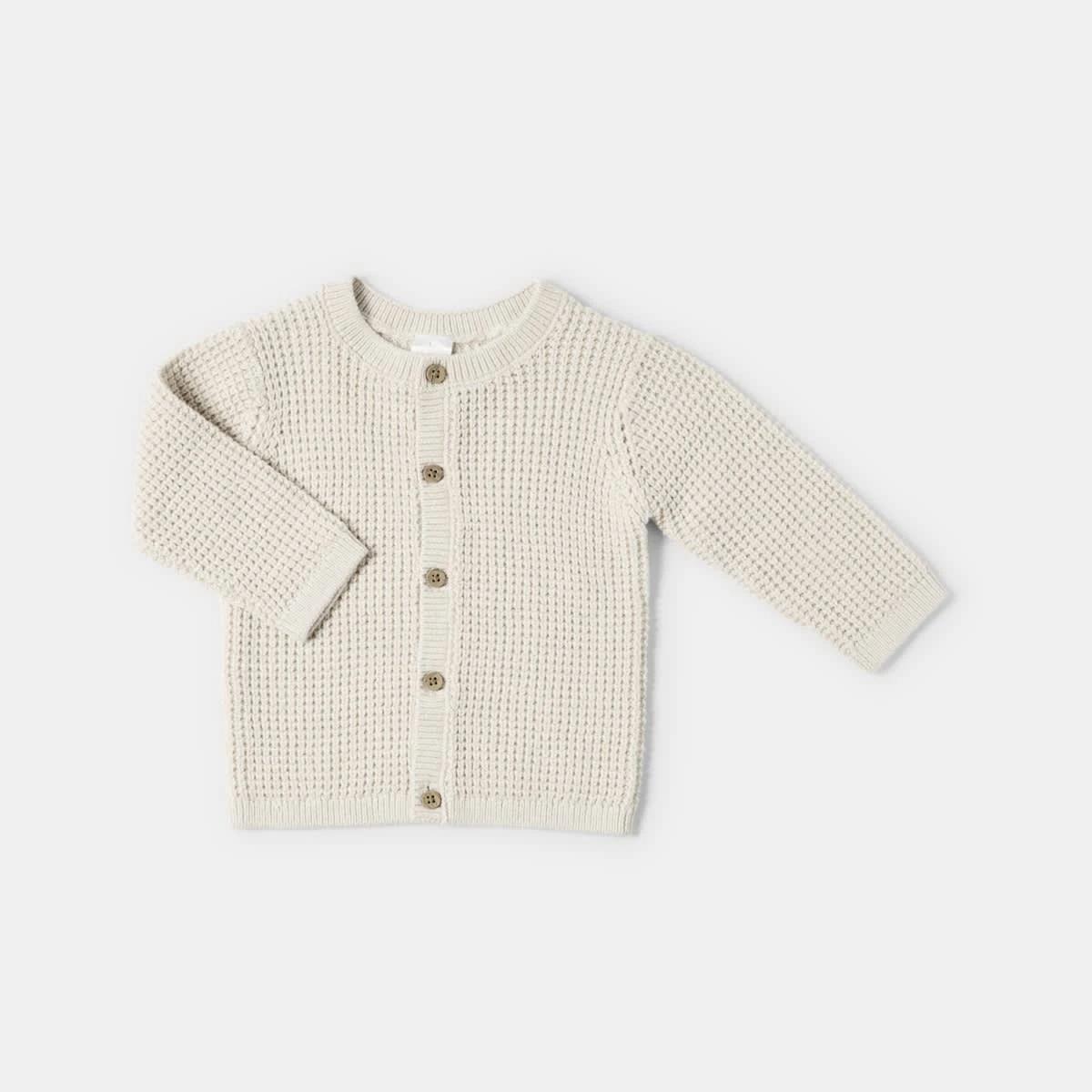 1 Button Cardigan Wht Egret, 1 of 3