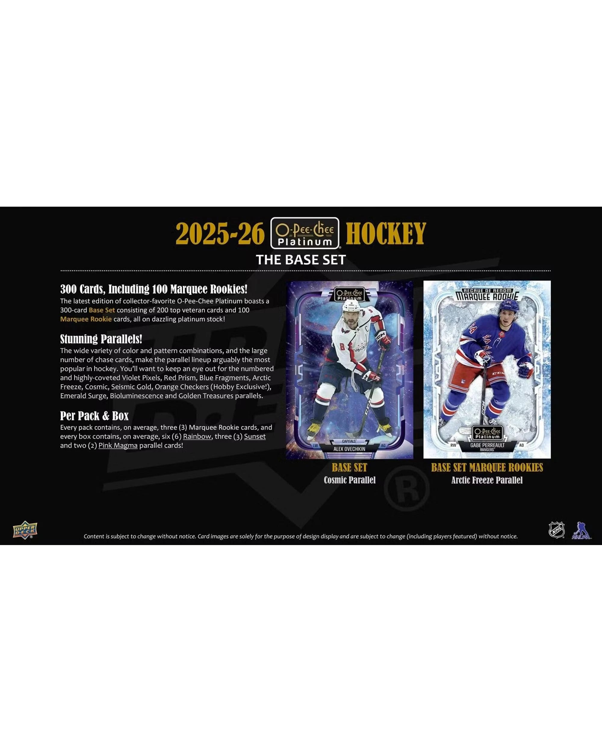 4 Upper Deck 2025/2026 NHL O-Pee-Chee Platinum Hockey Hobby Pack, 4 of 7