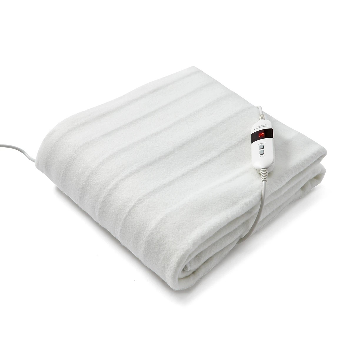 3 Fitted Electric Blanket - King Single Bed, White, 3 of 7