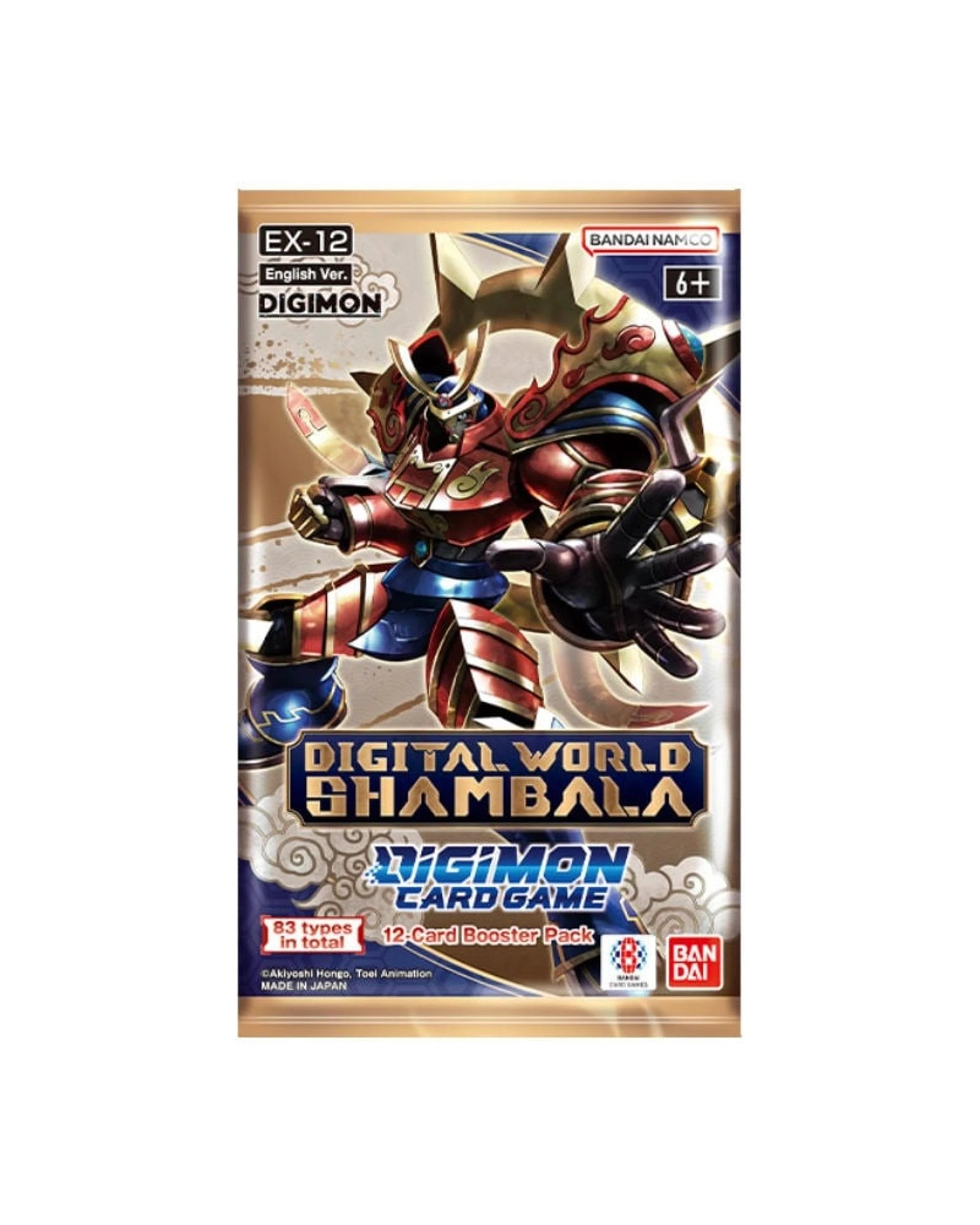 1 Digimon Card Game Digital World Shambala EX-12 Extra Booster Pack, 1 of 1