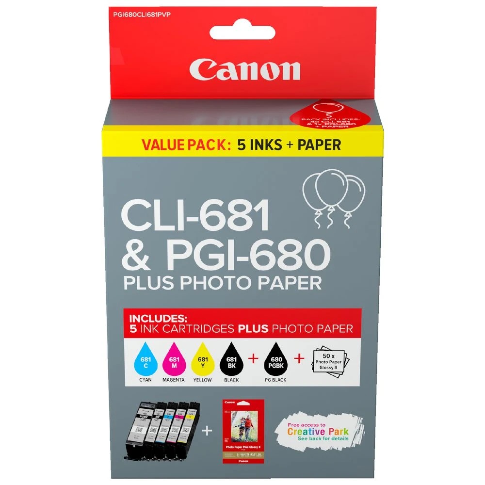 2 Canon CLI-681 Creative Media Ink Value 5 Pack, 2 of 2