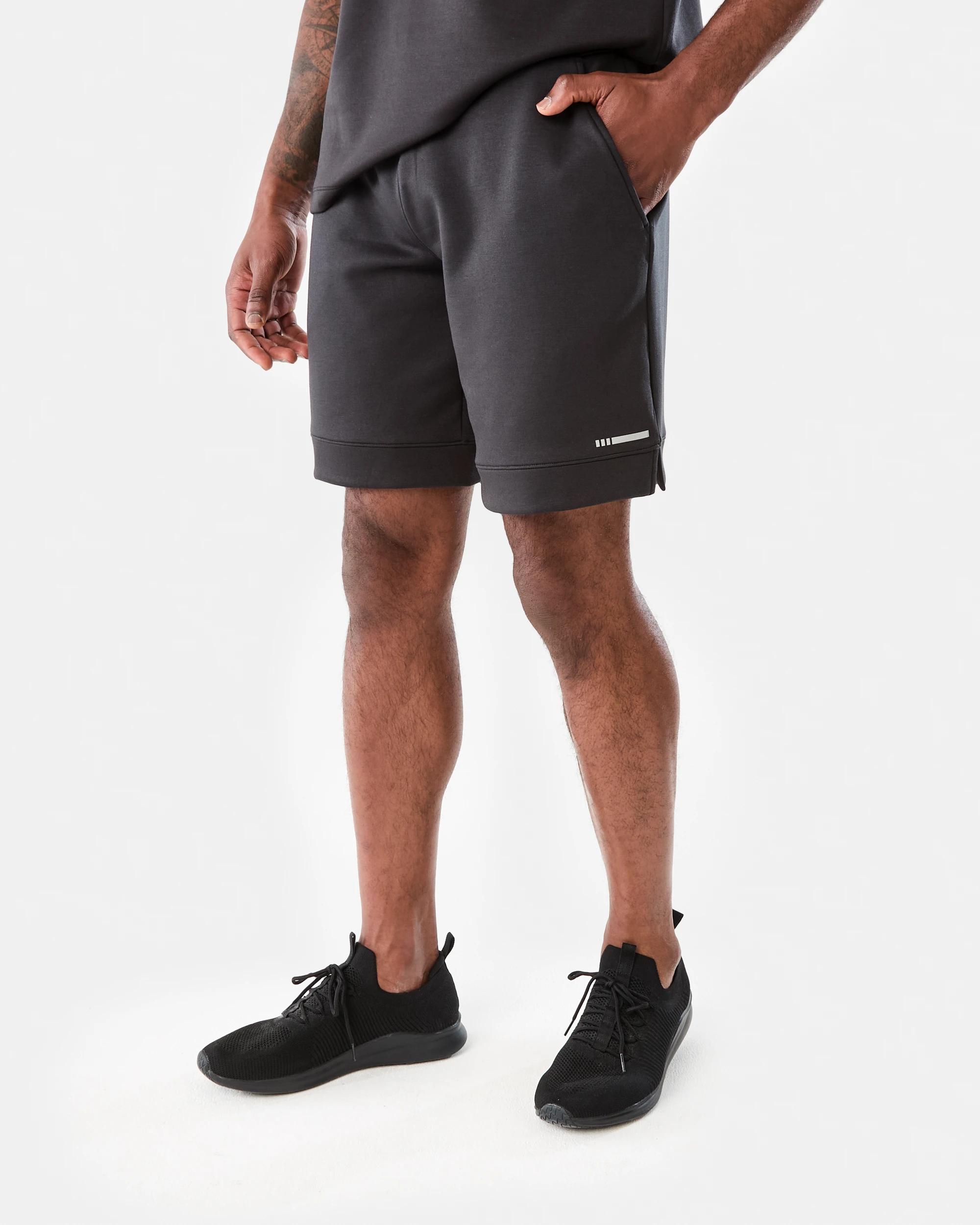 2 Active Mens Scuba Shorts BLACK, 2 of 8