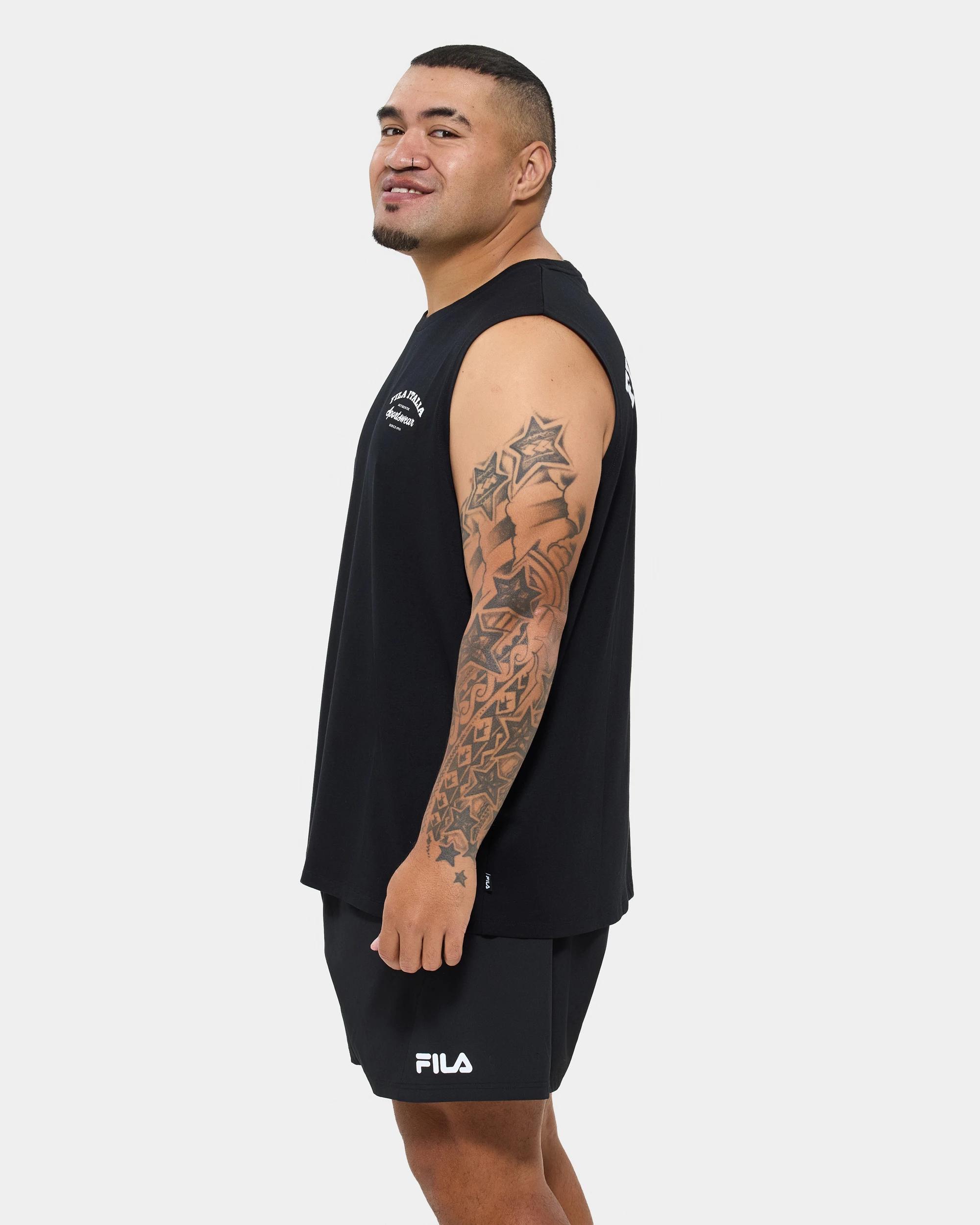 2 Plus Size Kayden Graphic Tank Top - Fila BLACK, 2 of 7