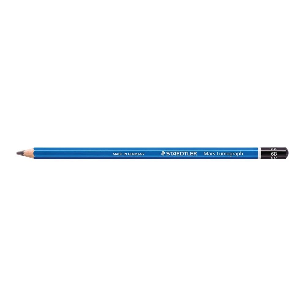 2 Staedtler Mars Lumograph Graphite Pencil 6B, 2 of 6