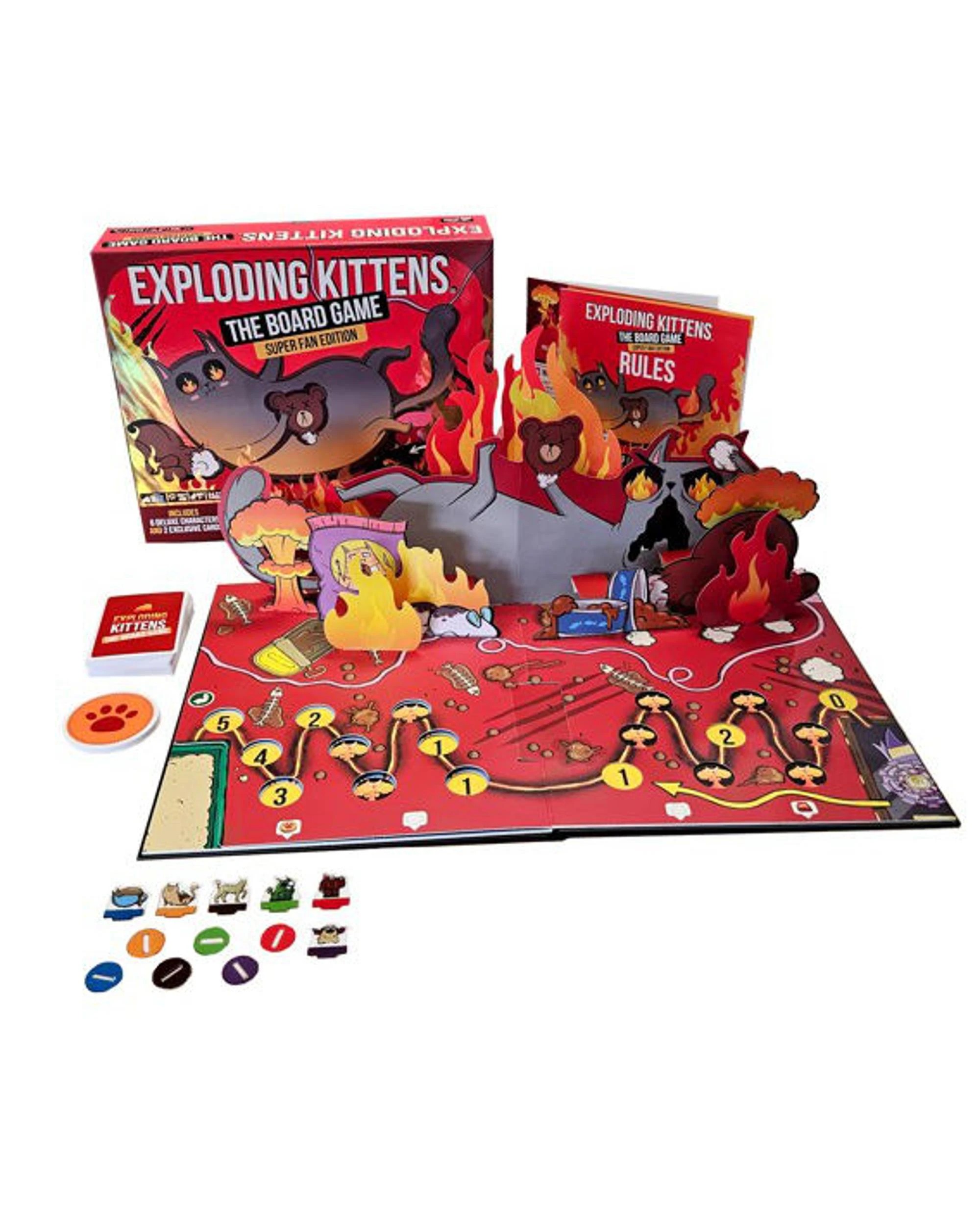2 Exploding Kittens LLC Exploding Kittens The Board Game Super Fan Edition, 2 of 3