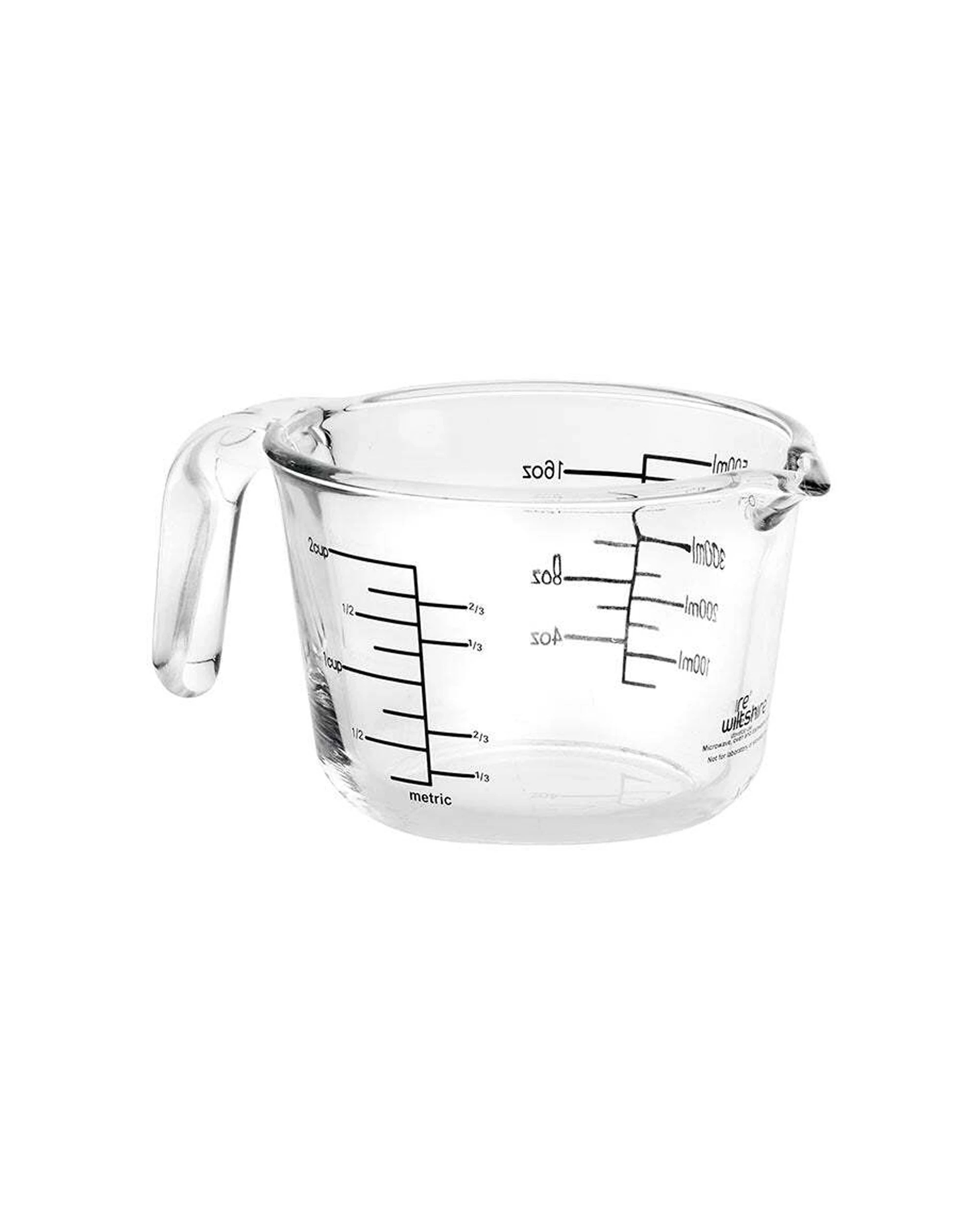 3 Wiltshire Glass Kitchenware Cookware Bakeware Measuring Jug 500ml/2 Cups - Clear, 3 of 3