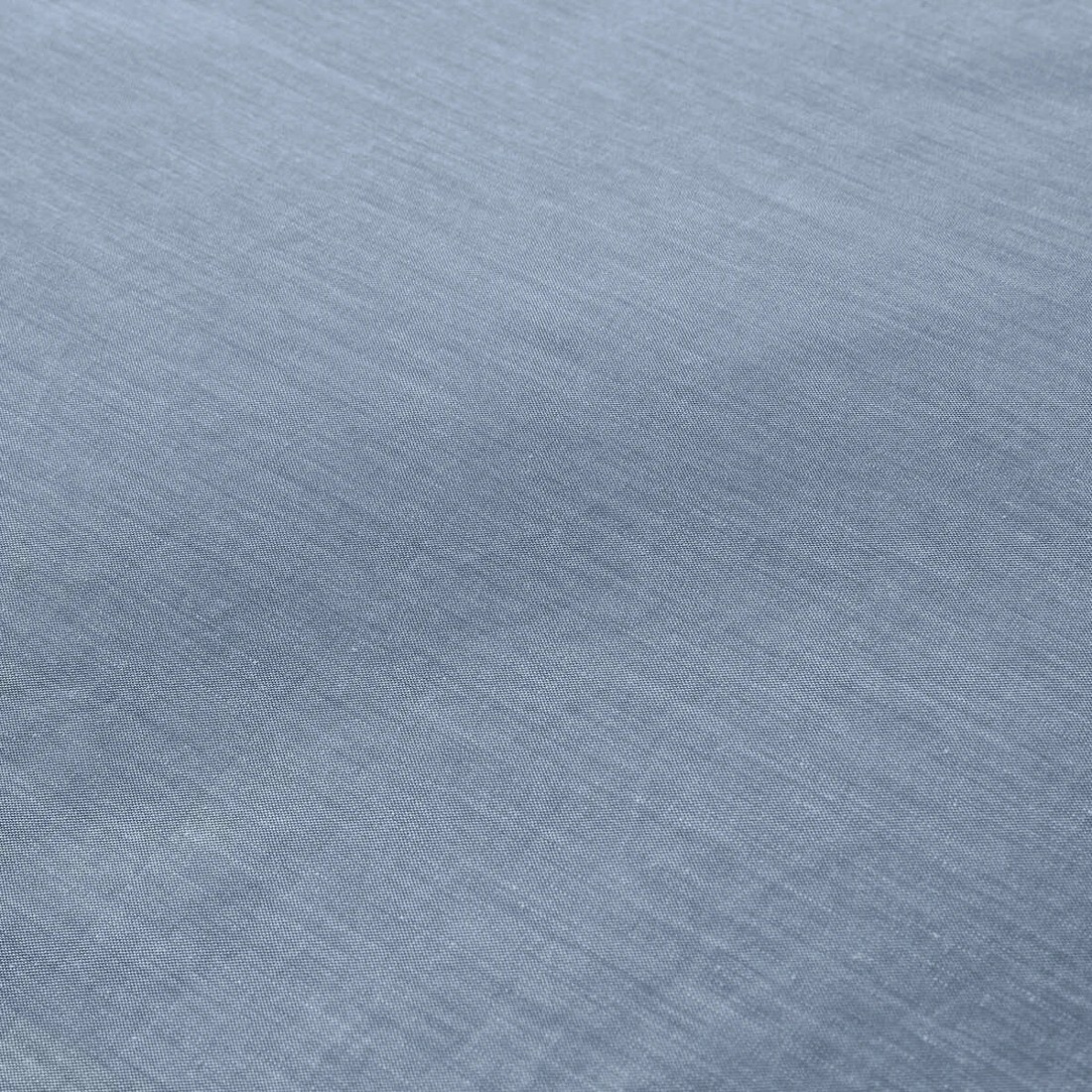 5 Chambray Cotton Rich Reversible Quilt Cover Set - Single Bed, Blue, 5 of 7