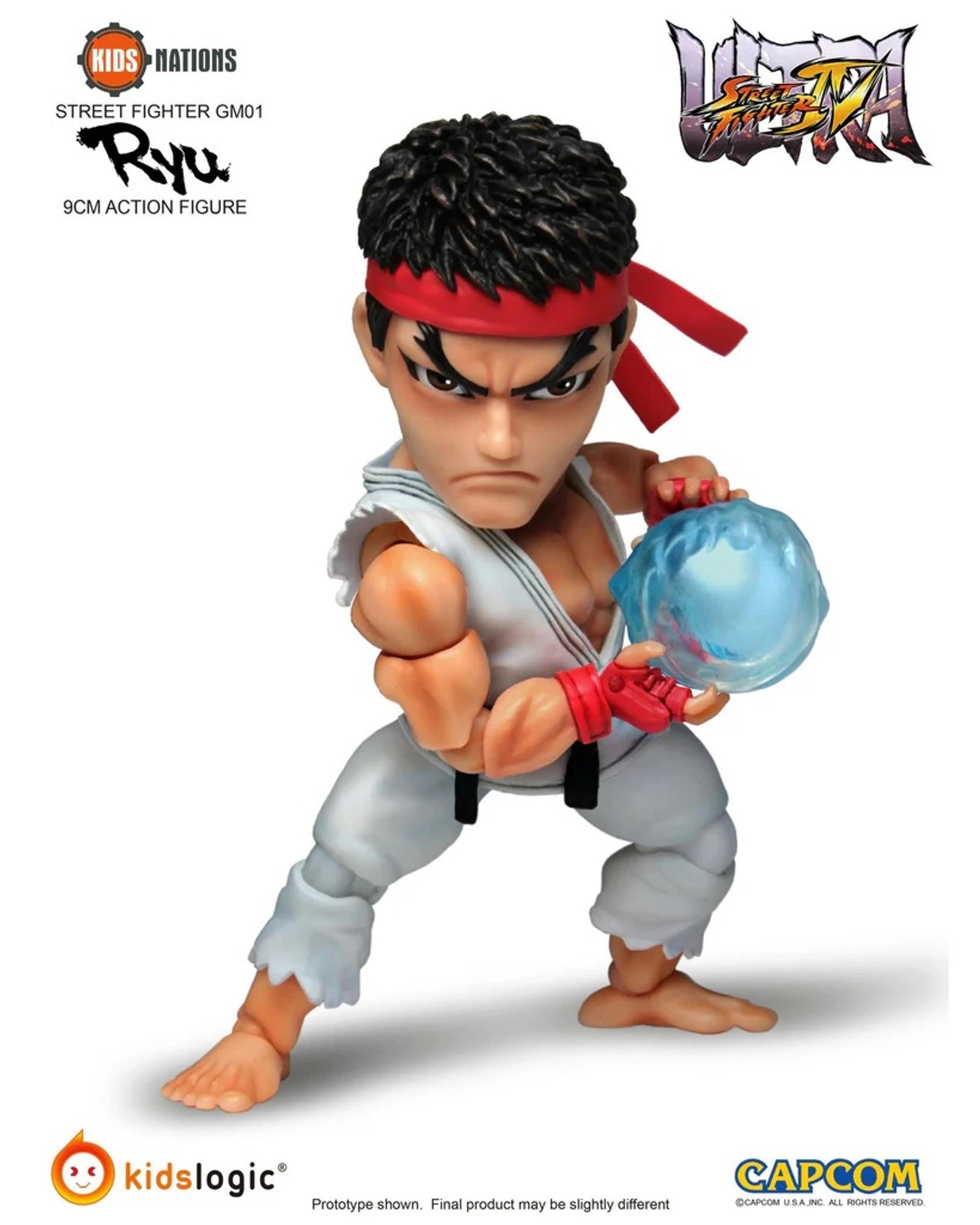 5 Kids Nations Street Fighter GM01 Ryu vs Sakura Action Figure Set, 5 of 10