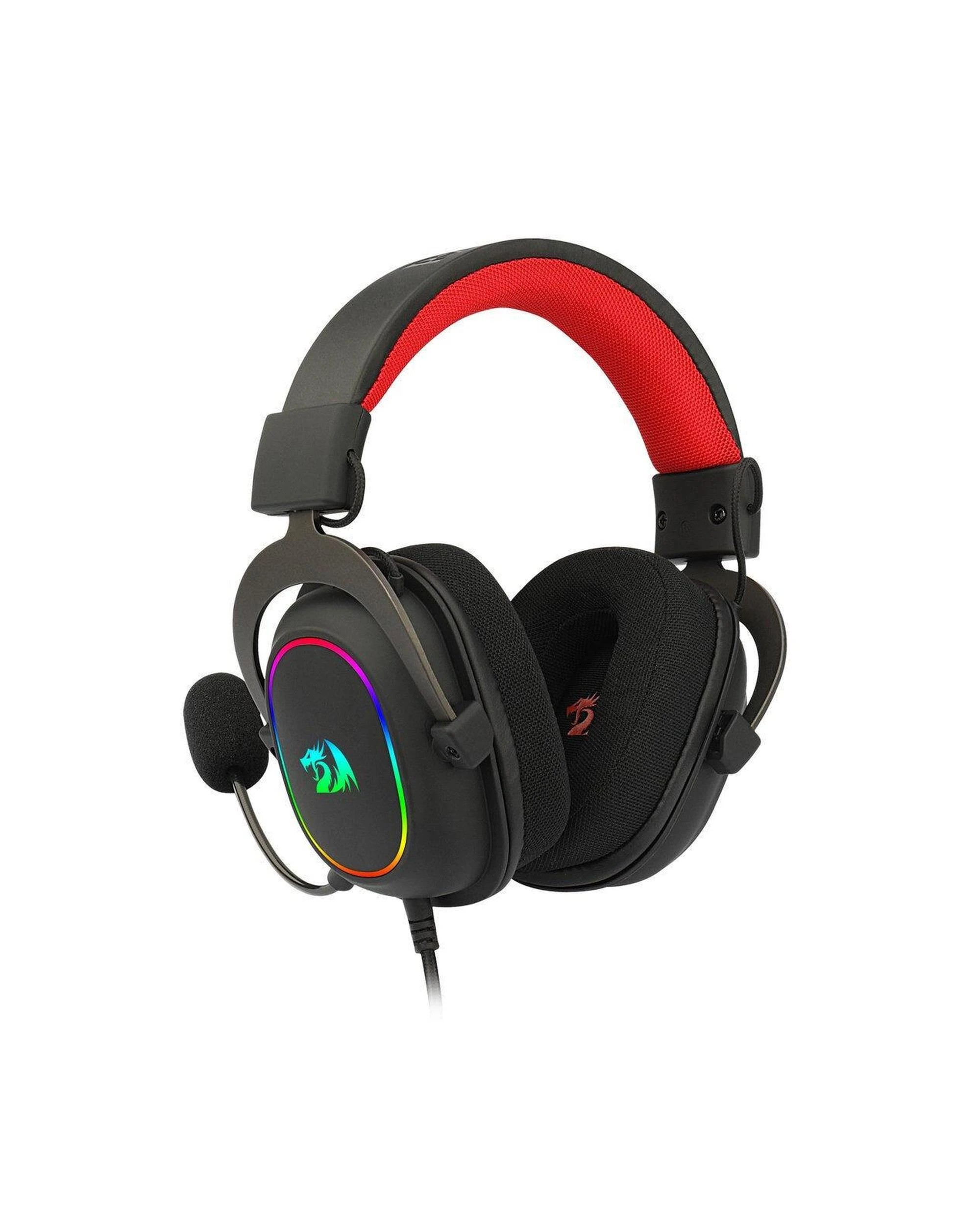 4 Redragon H510 RGB Zeus Over Ear 7.1 Surround Sound Gaming Headset - Black, 4 of 6