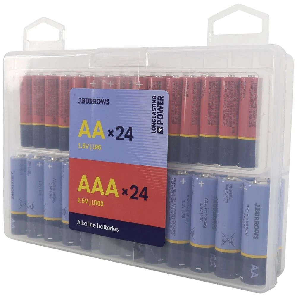 4 J.Burrows Batteries Mixed 48 Pack, 4 of 7