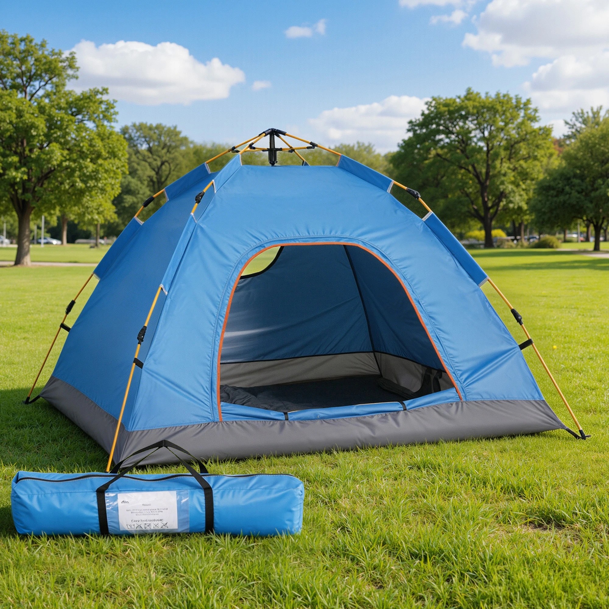 7 Weisshorn Camping Tent Instant Tent Pop up 2 Person Outdoor Hiking Tents Hiking - Blue, 7 of 7