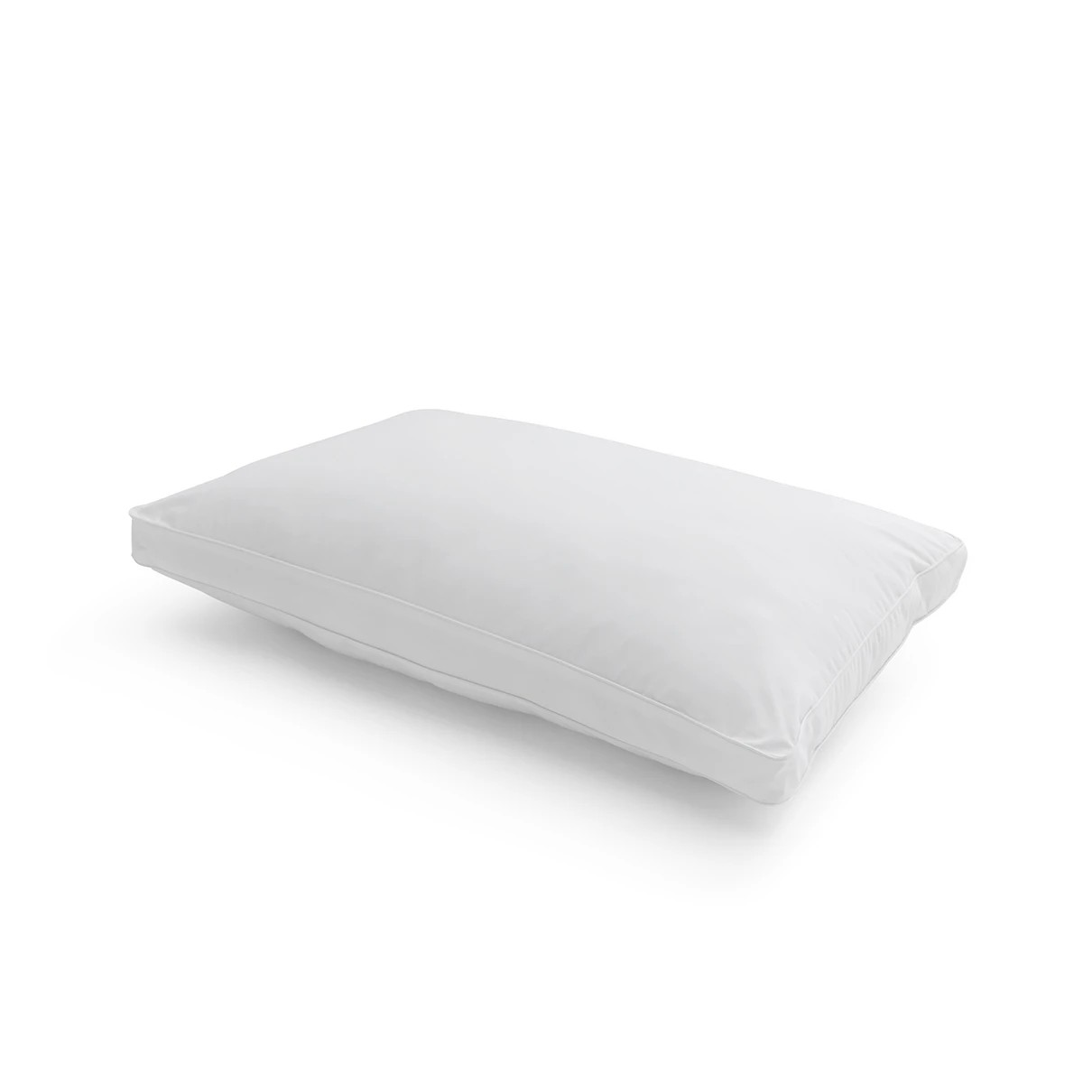 3 Feels Like Down Gusseted Pillow - Medium Profile, White, 3 of 6