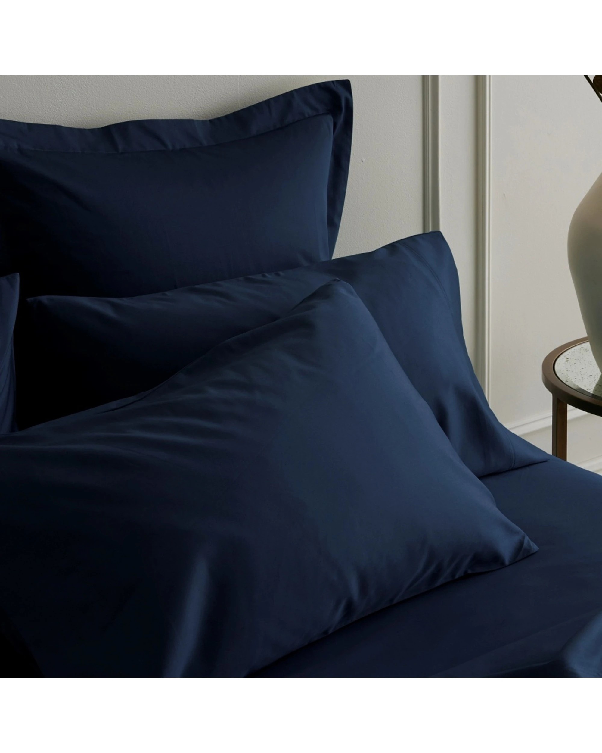 5 Bedding Co Quilt Cover Set 1200TC Egyptian Cotton Navy - King Bed - Blue, 5 of 6