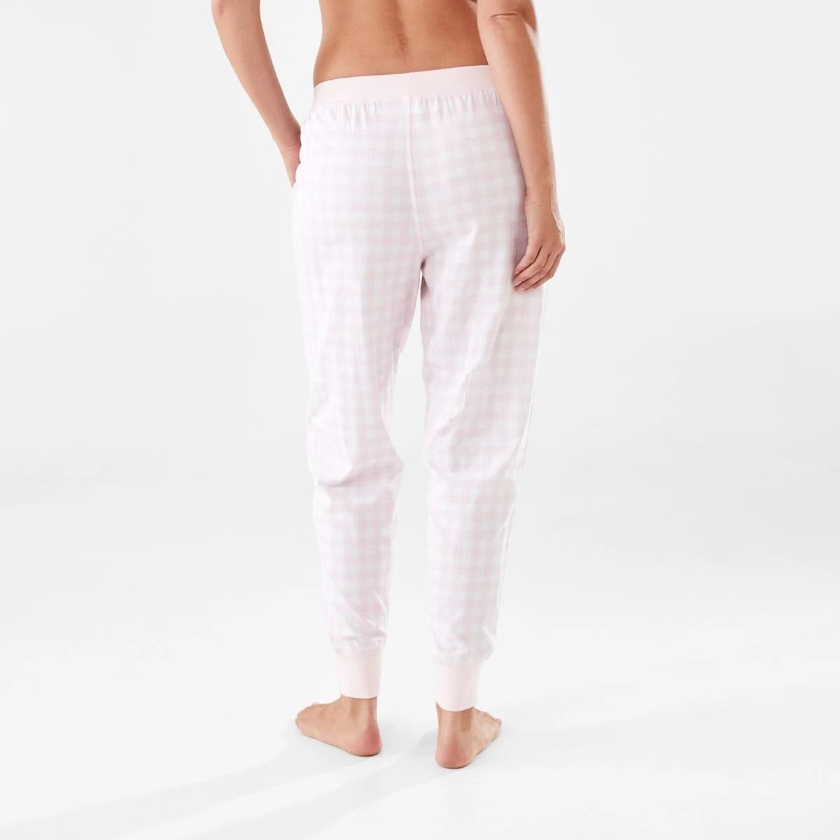 3 Printed Knit Cuffed Pants Gin Chk Pk, 3 of 5