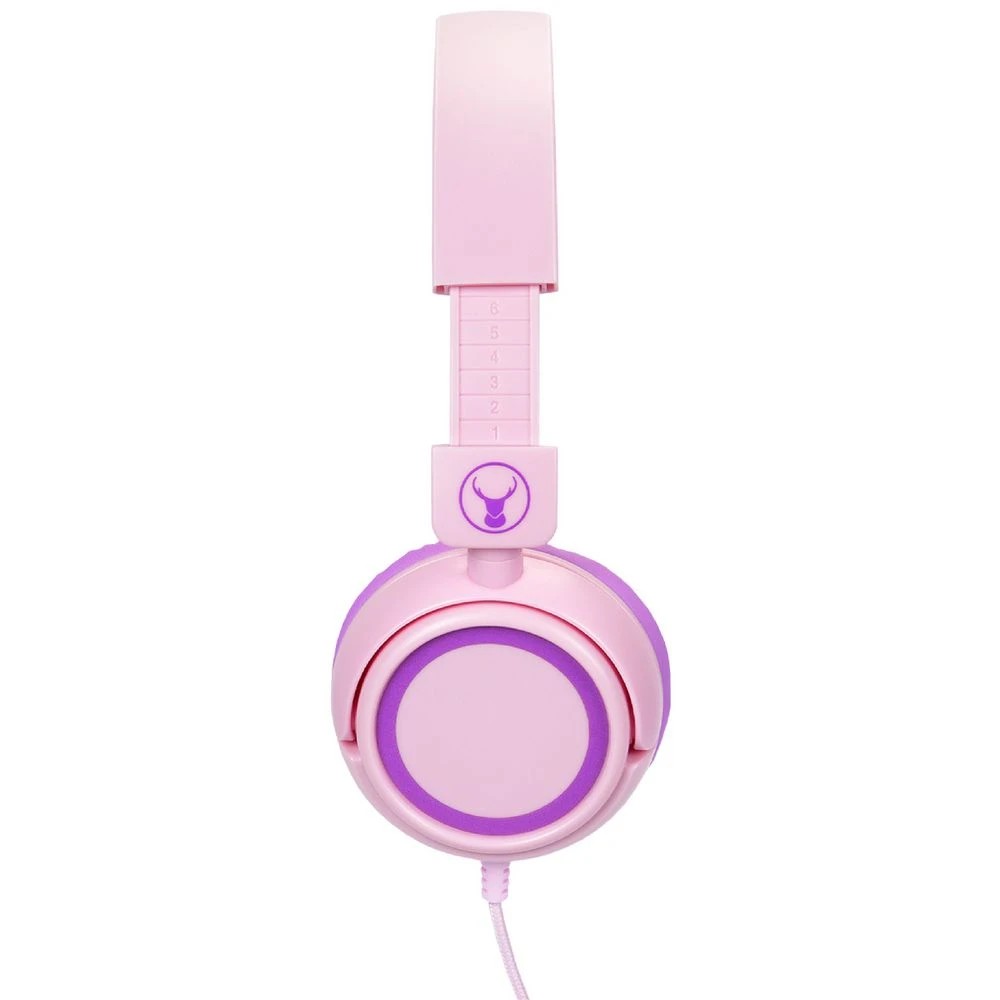 2 BONELK Comfort Kids Wired Headphones Pink/Purple, 2 of 7