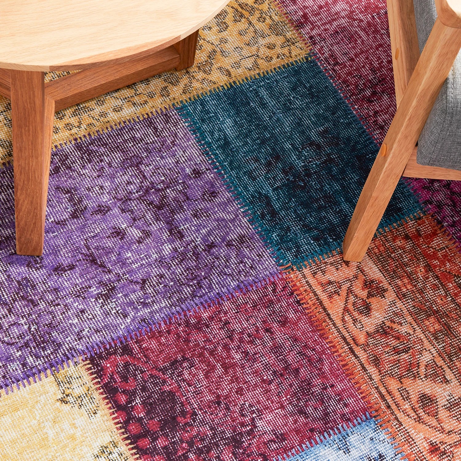 4 Common Ground Rugs Bazaar 167 140x70cm - Small Power Loomed Floor Rug - Assorted, 4 of 9