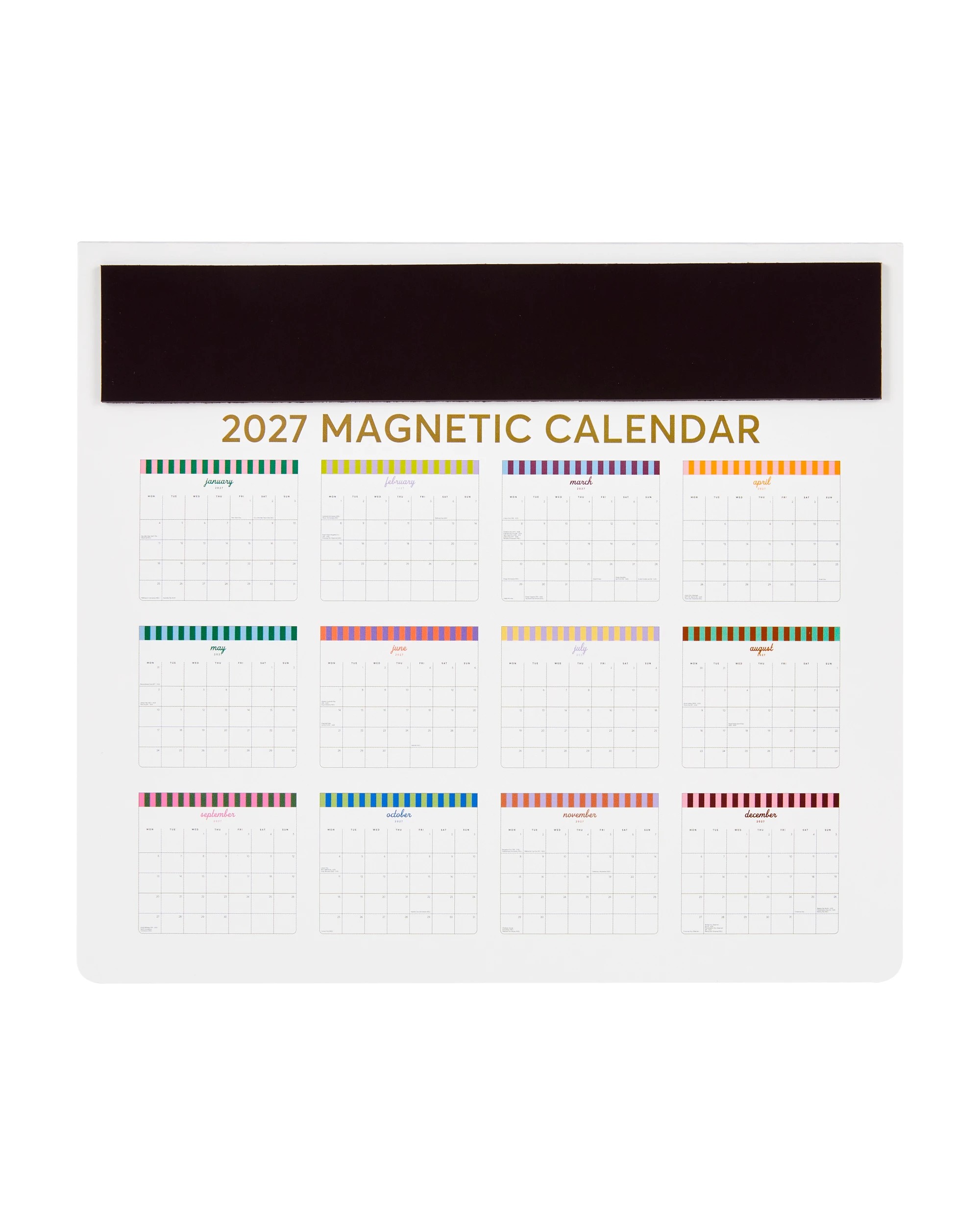 4 2027 Magnetic Stripe Calendar, 4 of 5