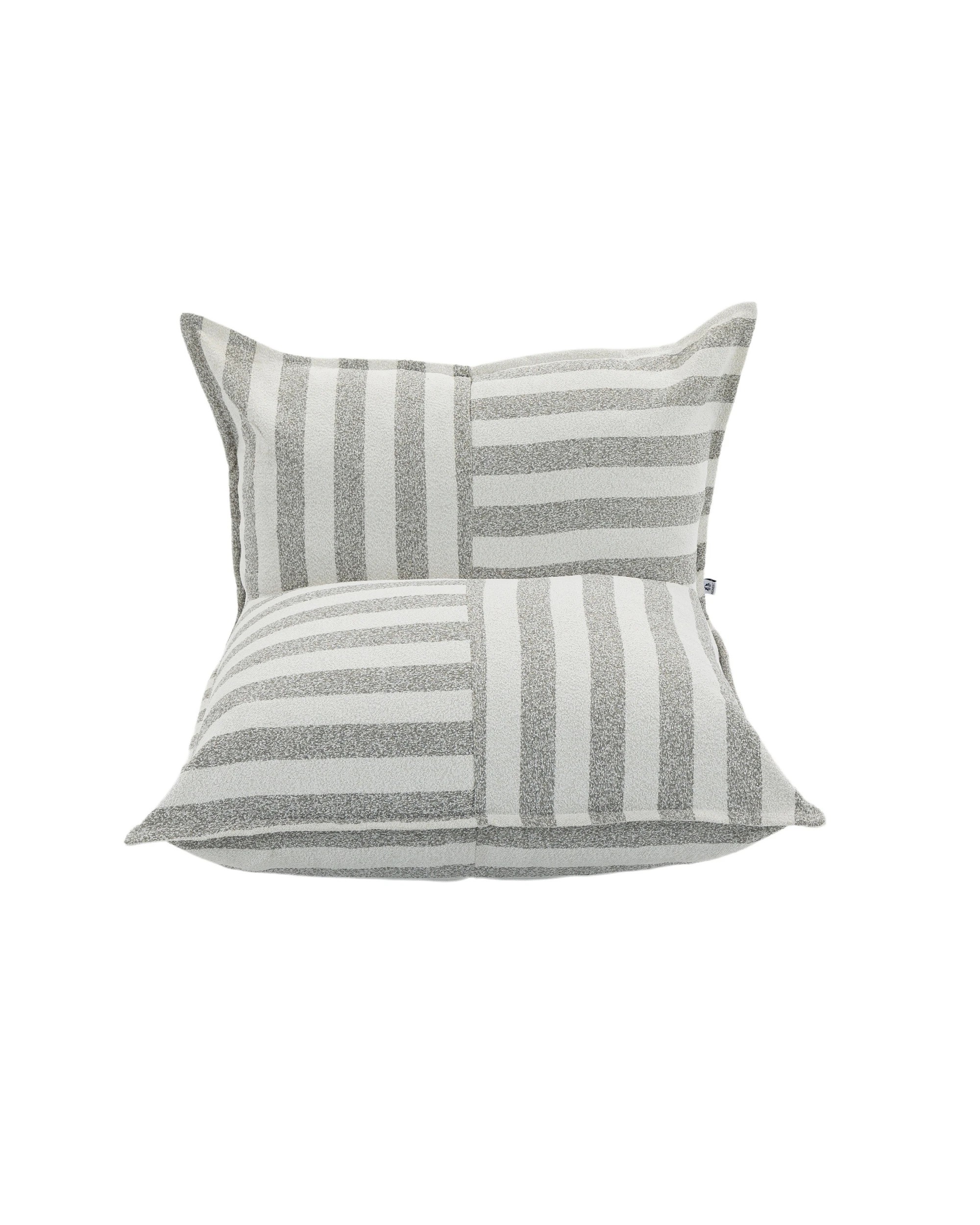 2 IHOMDEC L-Shape Outdoor Boucle Compression Sofa Grey&White - Multi, 2 of 9