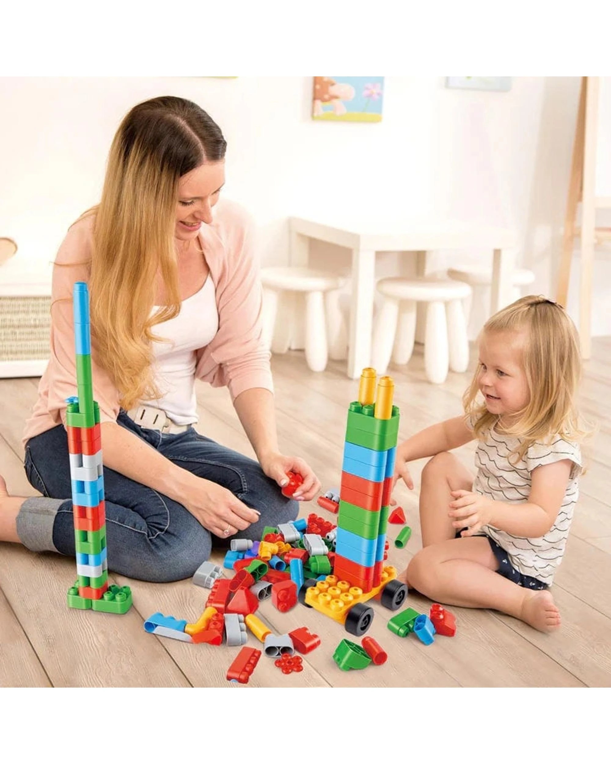 4 PolyM Building Block Set 128 Pieces, 4 of 4