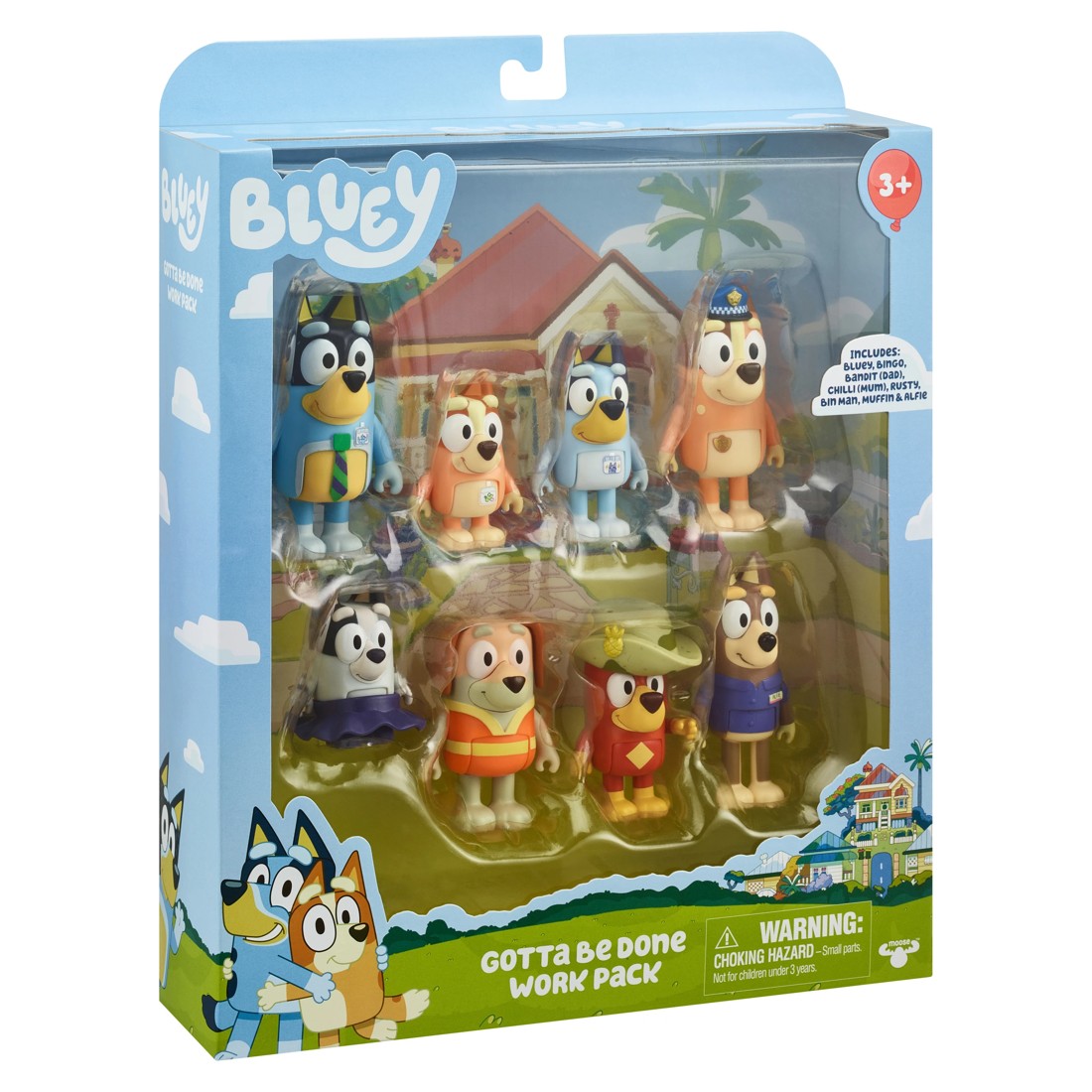 3 Bluey Series 9 Gotta Be Done Work Exclusive Pack, 3 of 6