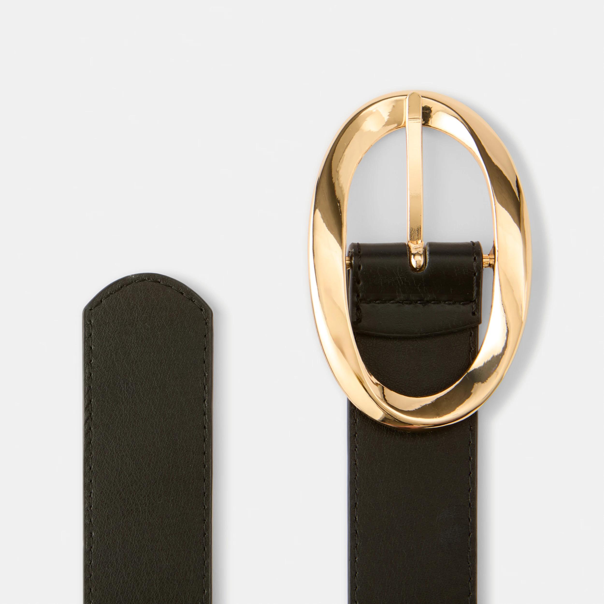 2 Moulded Buckle Belt Black, 2 of 4