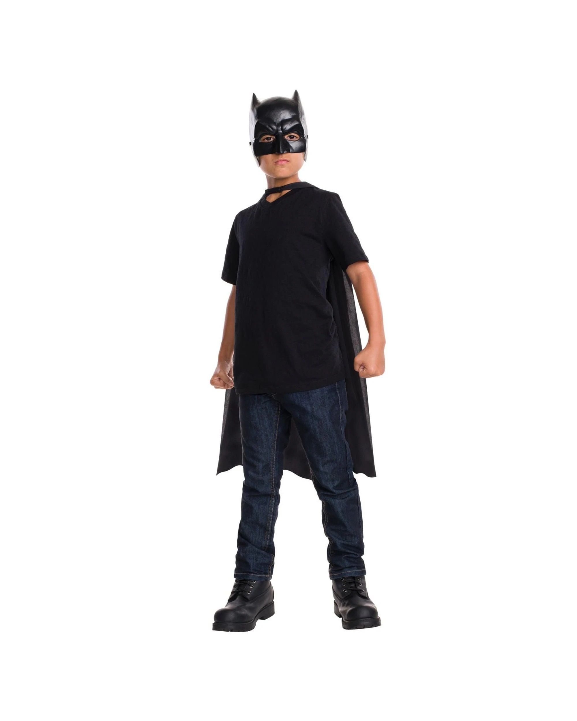 1 DC Batman Costume Cape and Mask Set Child Size, 1 of 4