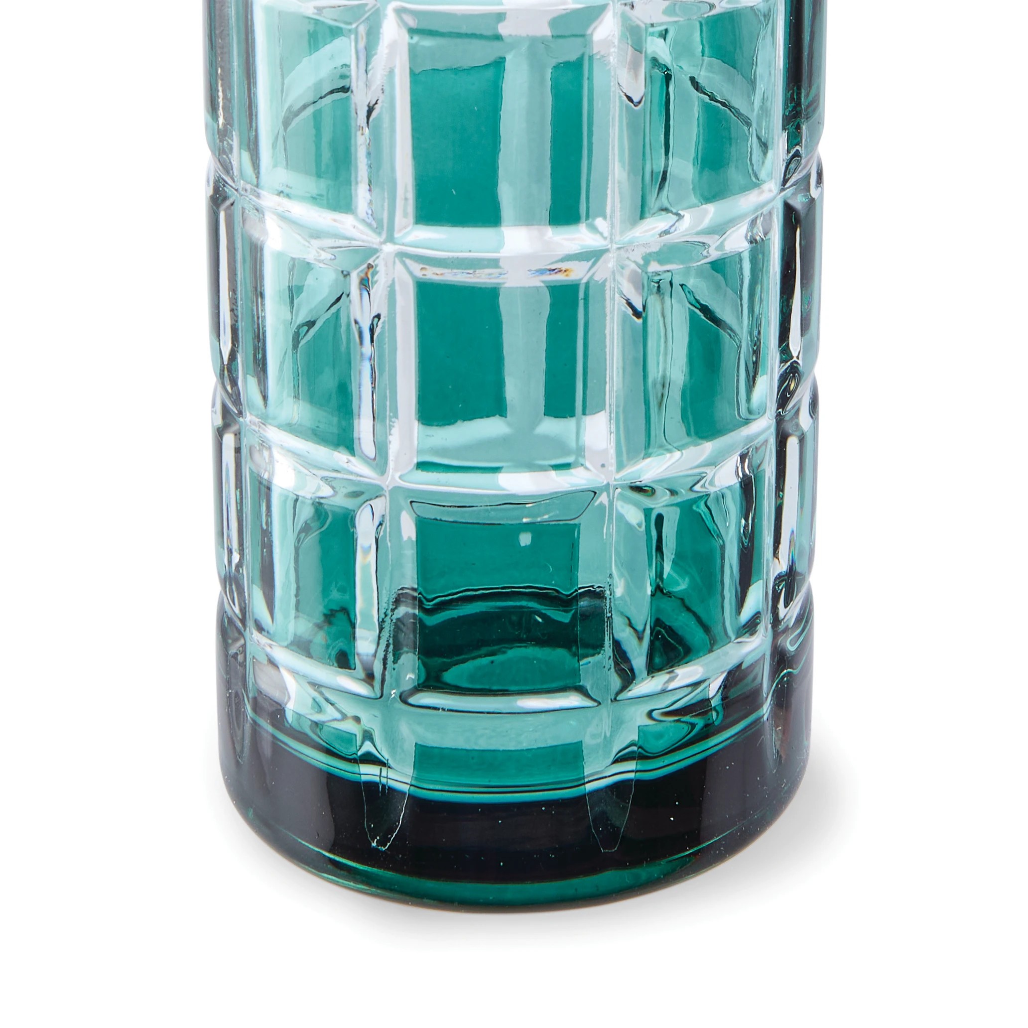 5 6 Green Tartan Highball Glasses, 5 of 6