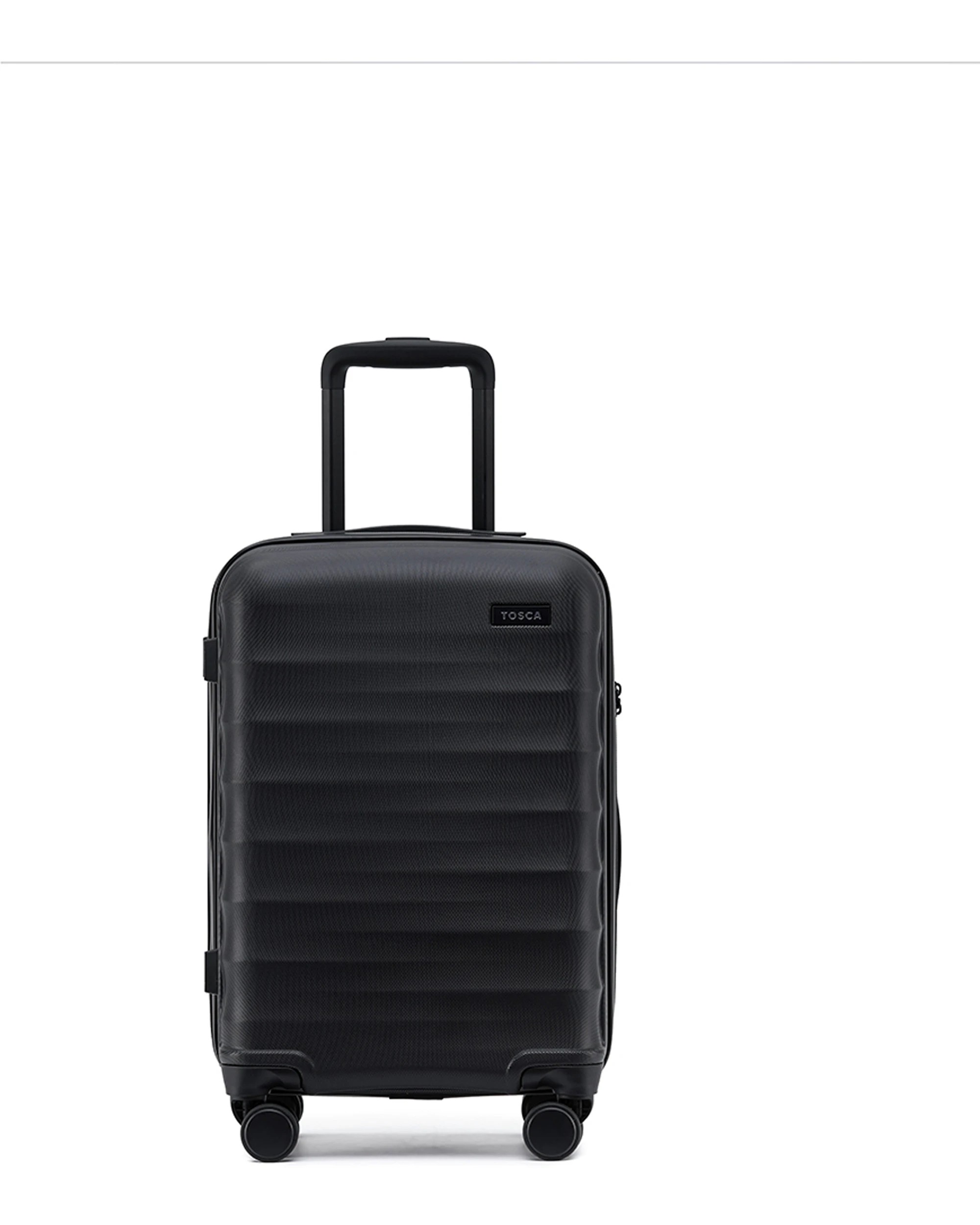 1 Tosca Interstellar 2.0 Hard Shell Luggage Suitcase 20" Small - Black, 1 of 6