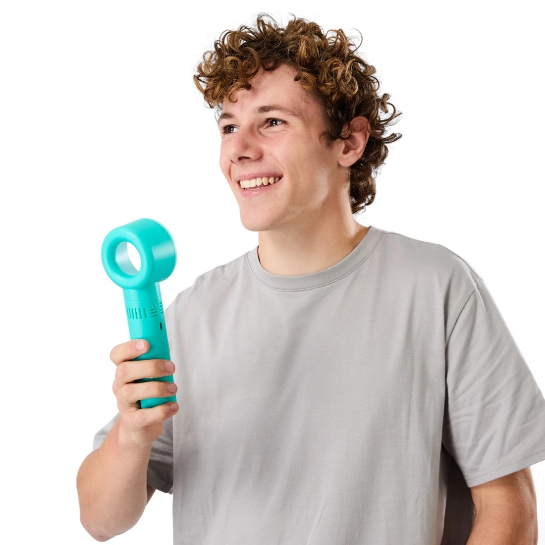 3 Bladeless Portable Handheld Fan - Green, 3 of 10