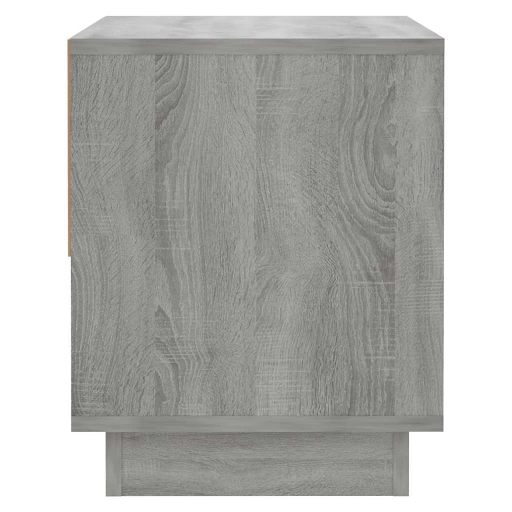 6 Vidaxl Bedside Cabinet Bedside Cabinet, Bedside Cabinets - Grey, 6 of 8