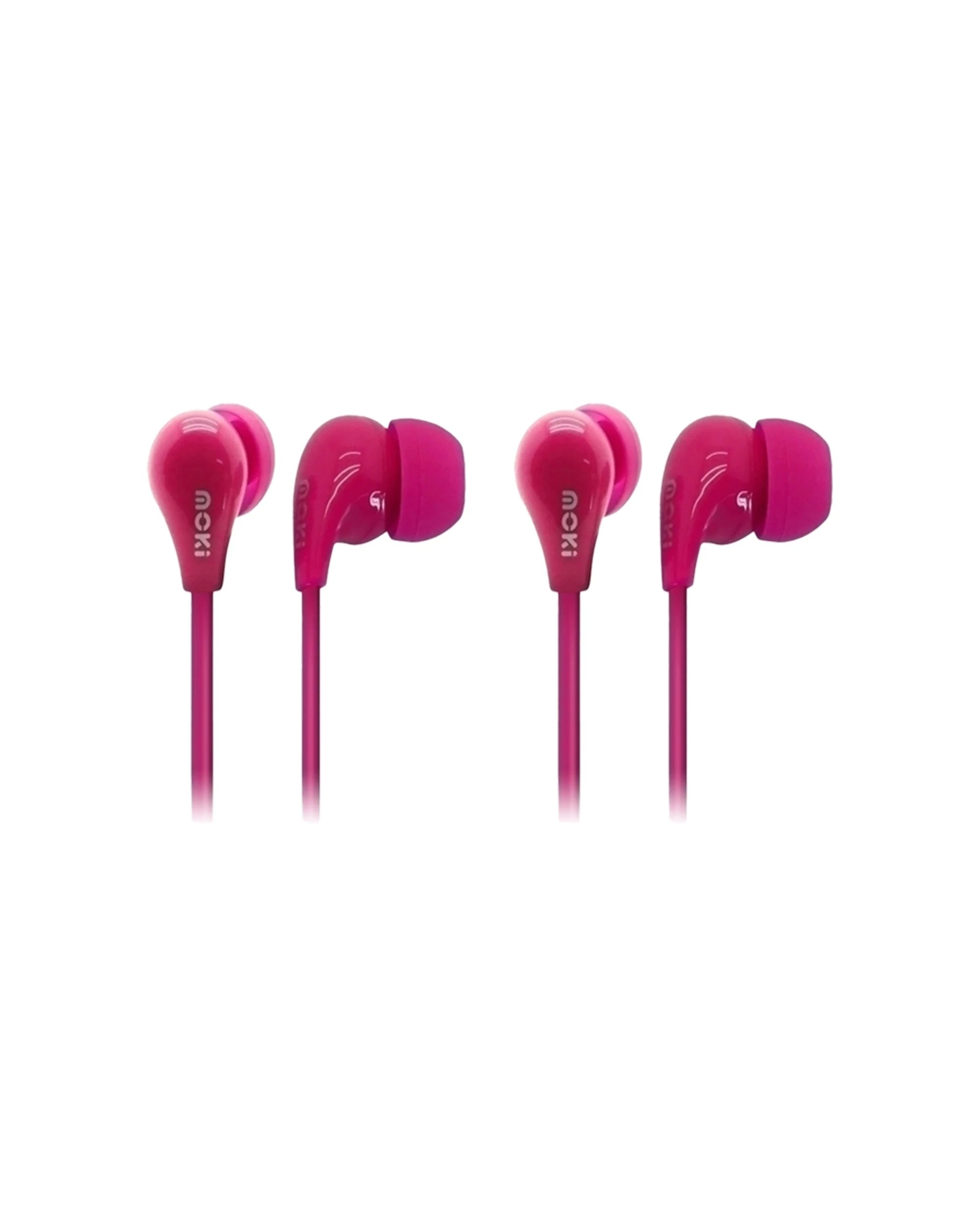 1 Moki 2PK 45 Degrees Comfort Buds Earphones Noise Isolation - Red, 1 of 1
