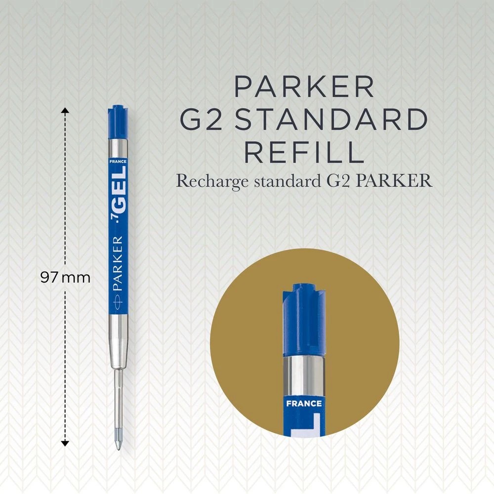 5 Parker Gel Ink Refill Blue, 5 of 8