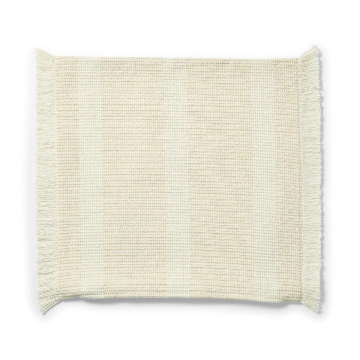 3 50cm Cushion Cover Woven - Beige, 3 of 6