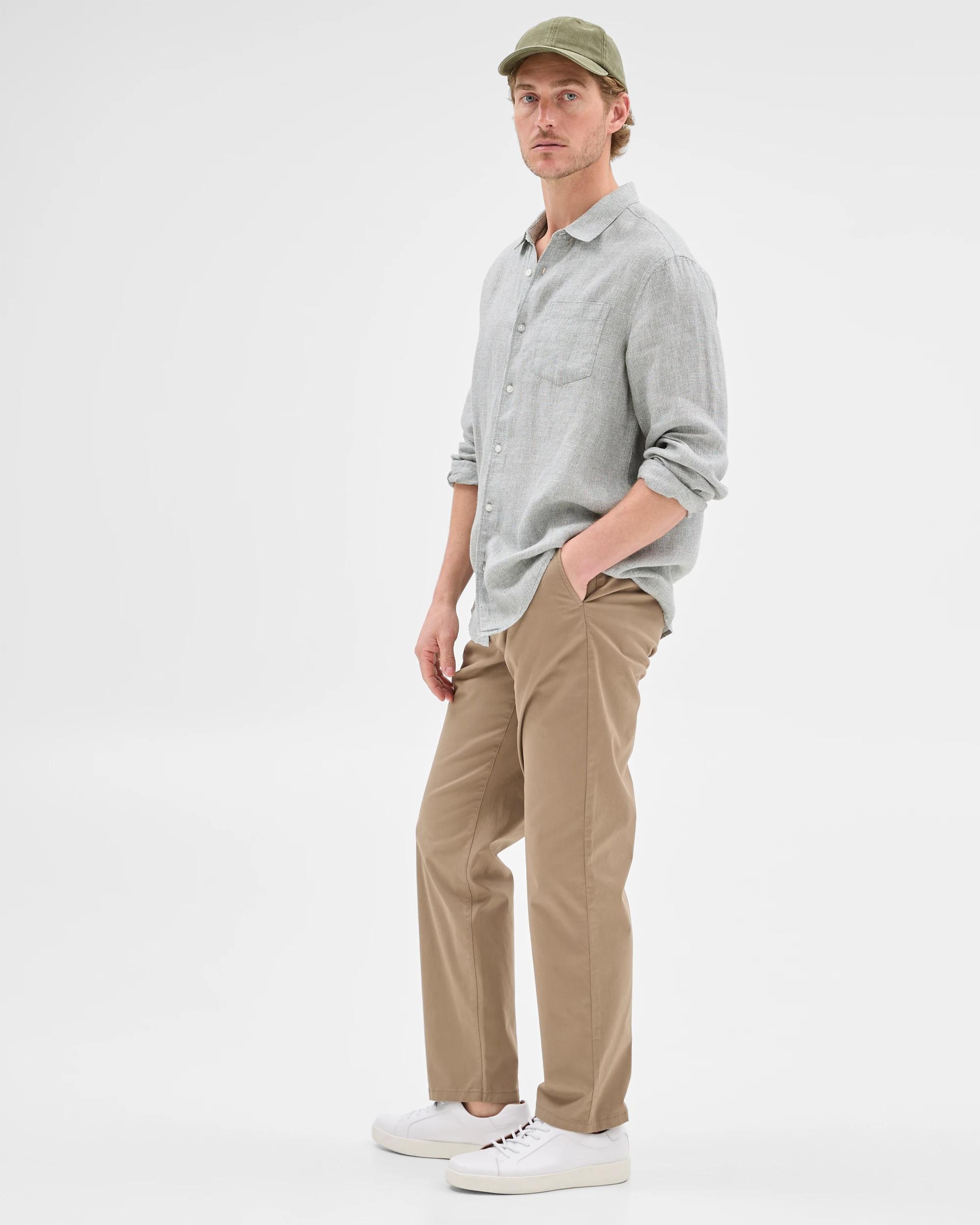 3 Target Australian Cotton Relaxed Fit Chino Pants WALNUT, 3 of 7